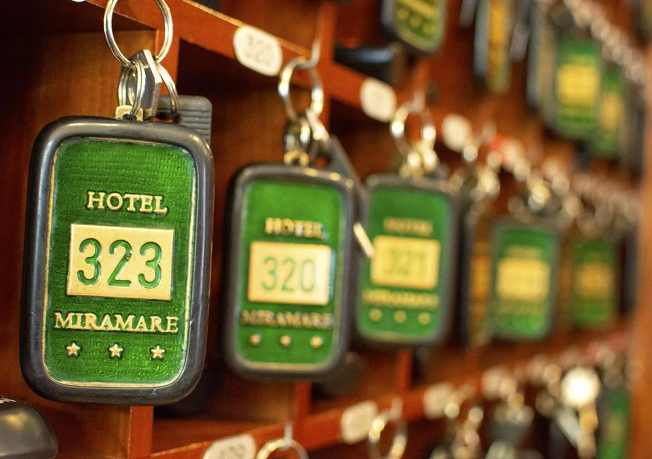 Lobby or reception in Hotel Miramare
