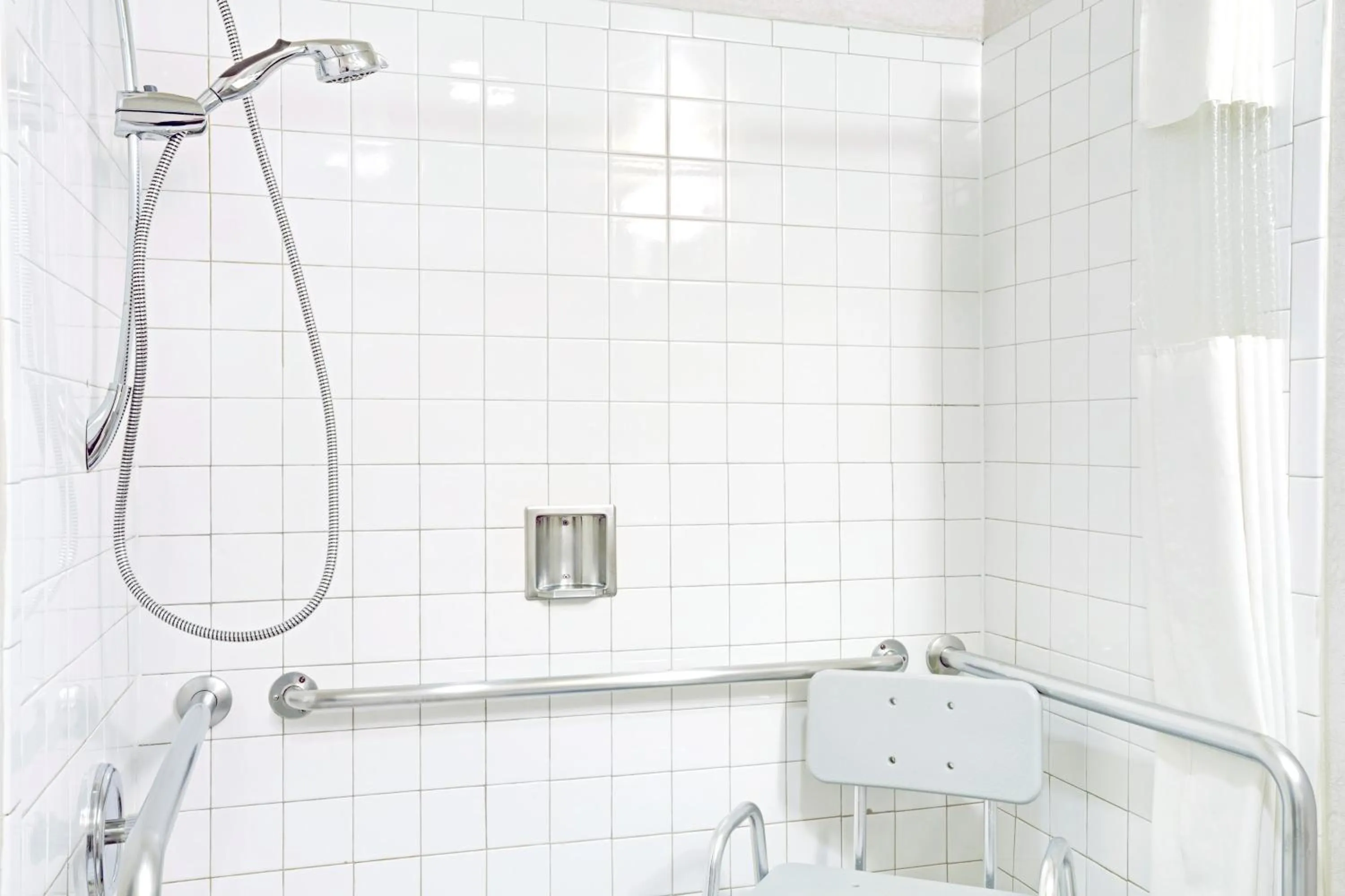 Shower in Days Inn by Wyndham Las Vegas Airport Near the Strip