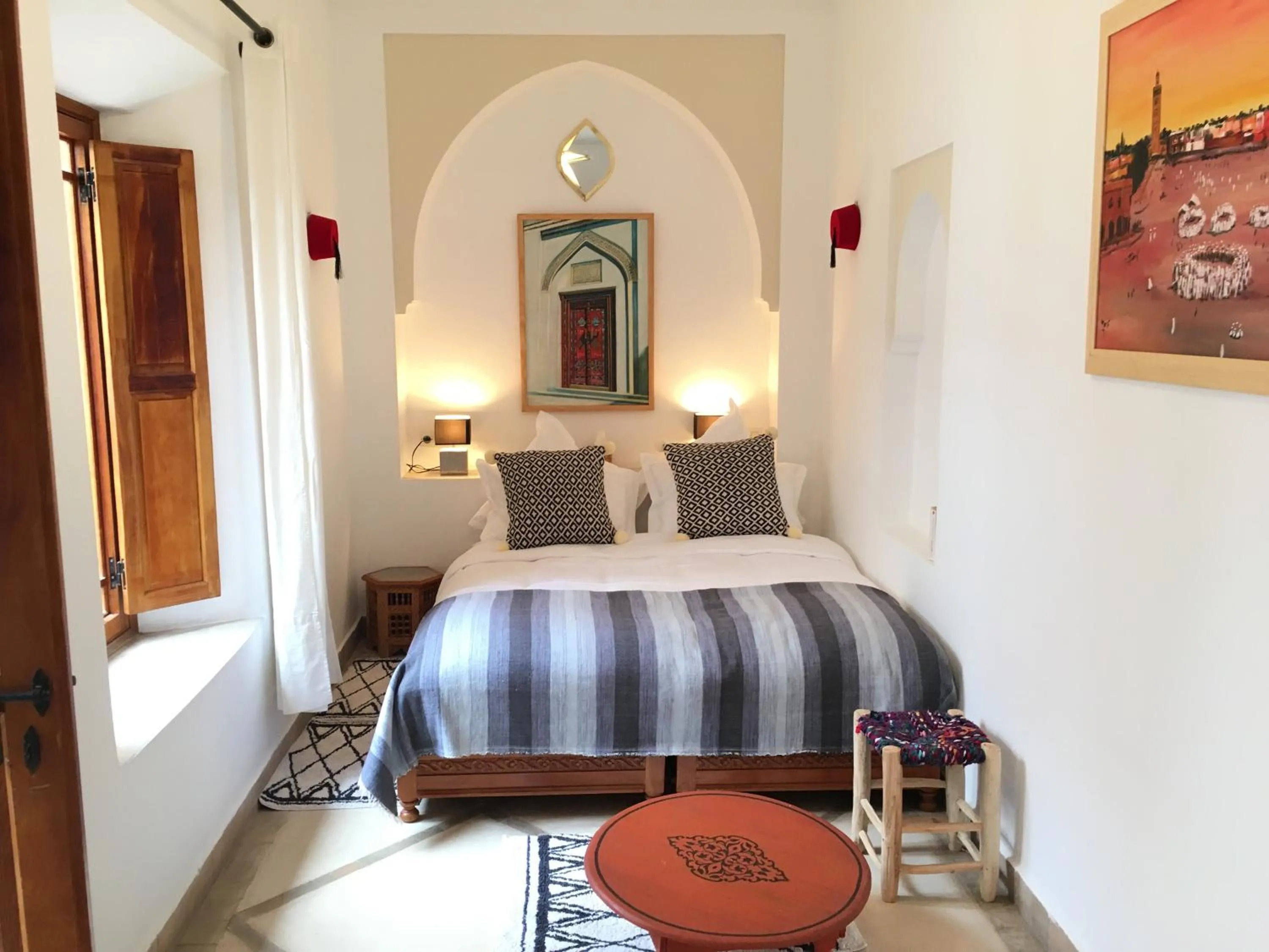 Bed in Riad Dar Kasal