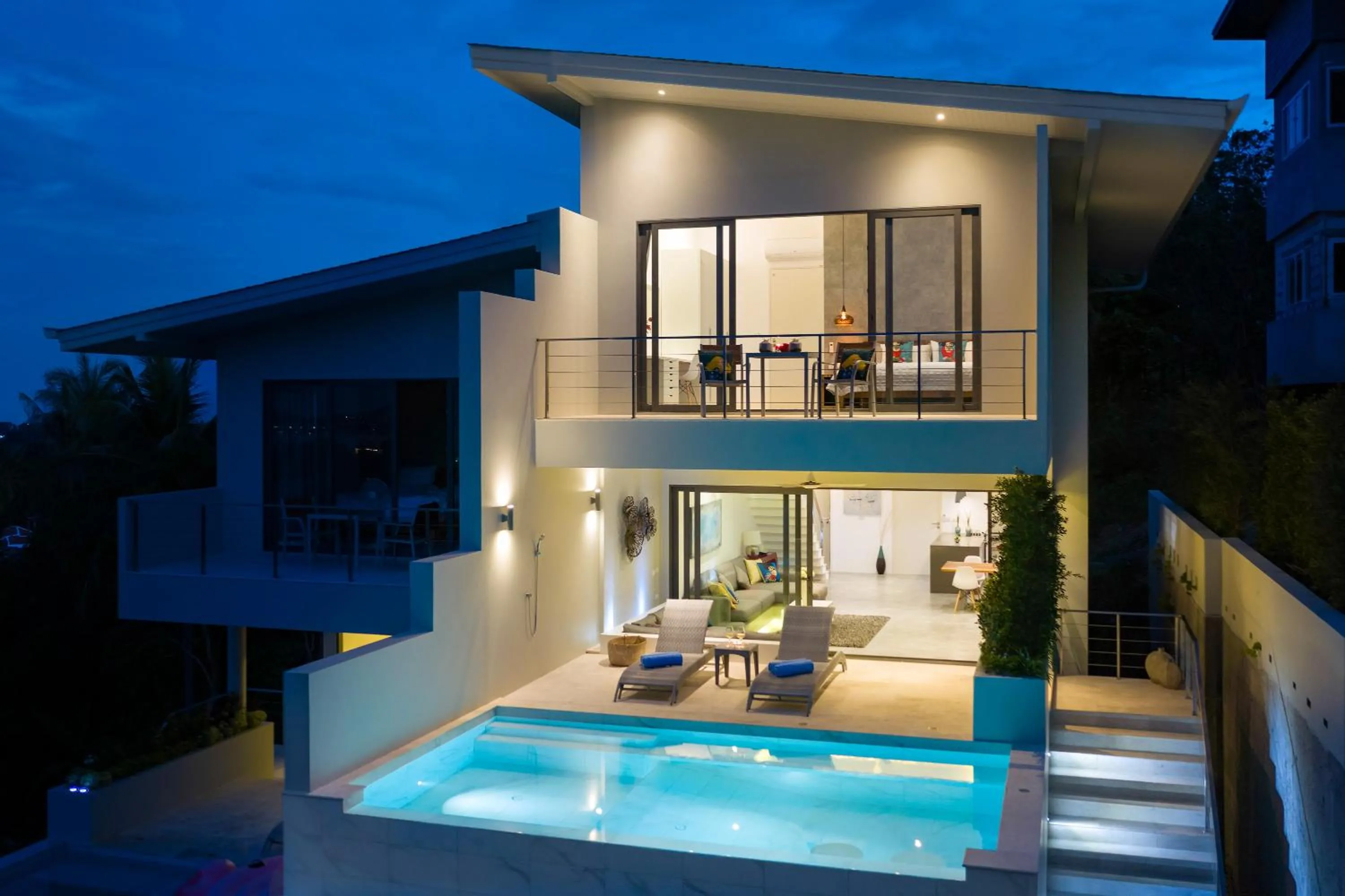 Villa Palm Vista - Private-Pool, Luxury Villa near Bangrak Beach