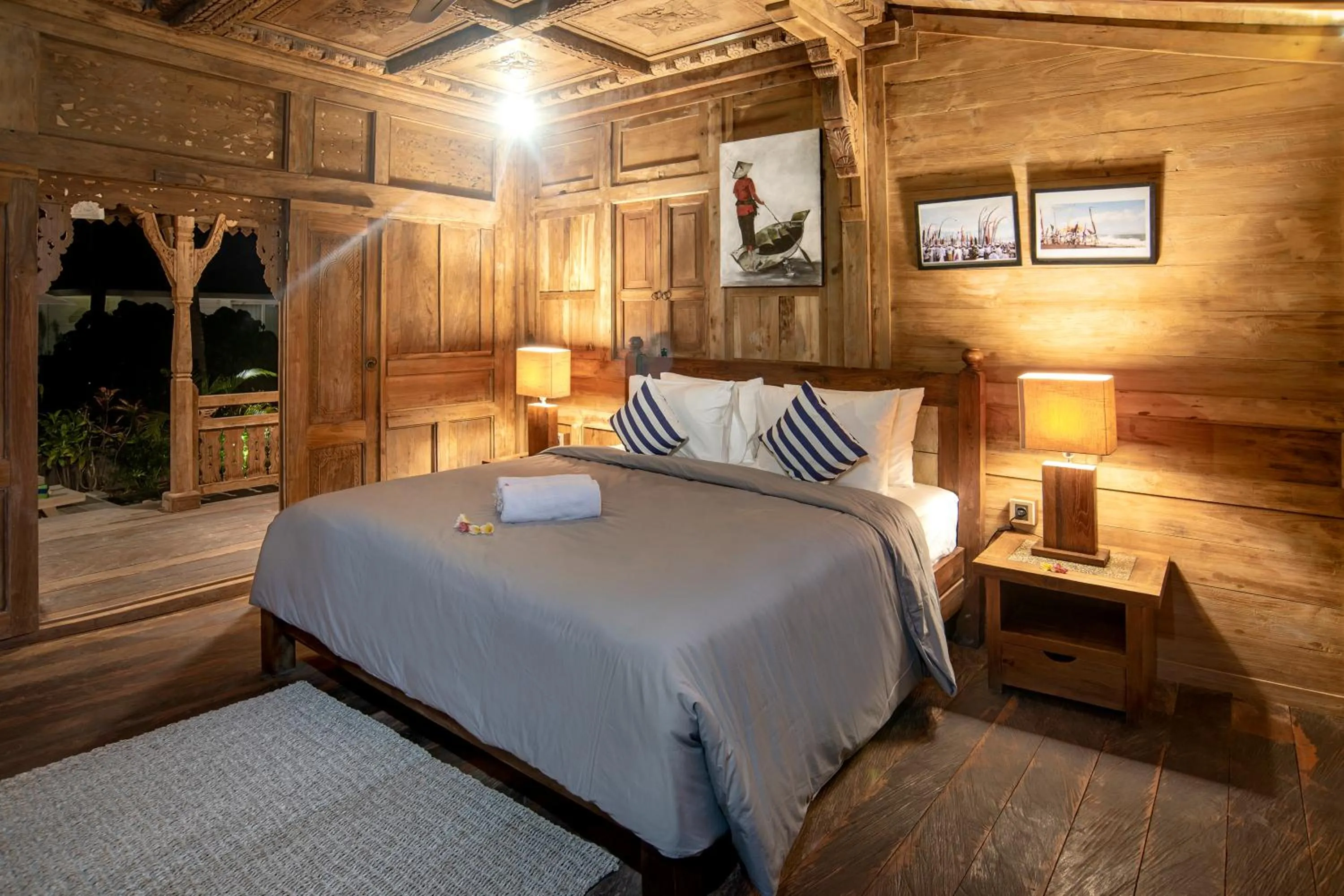 Bed in PNB Bali Villas