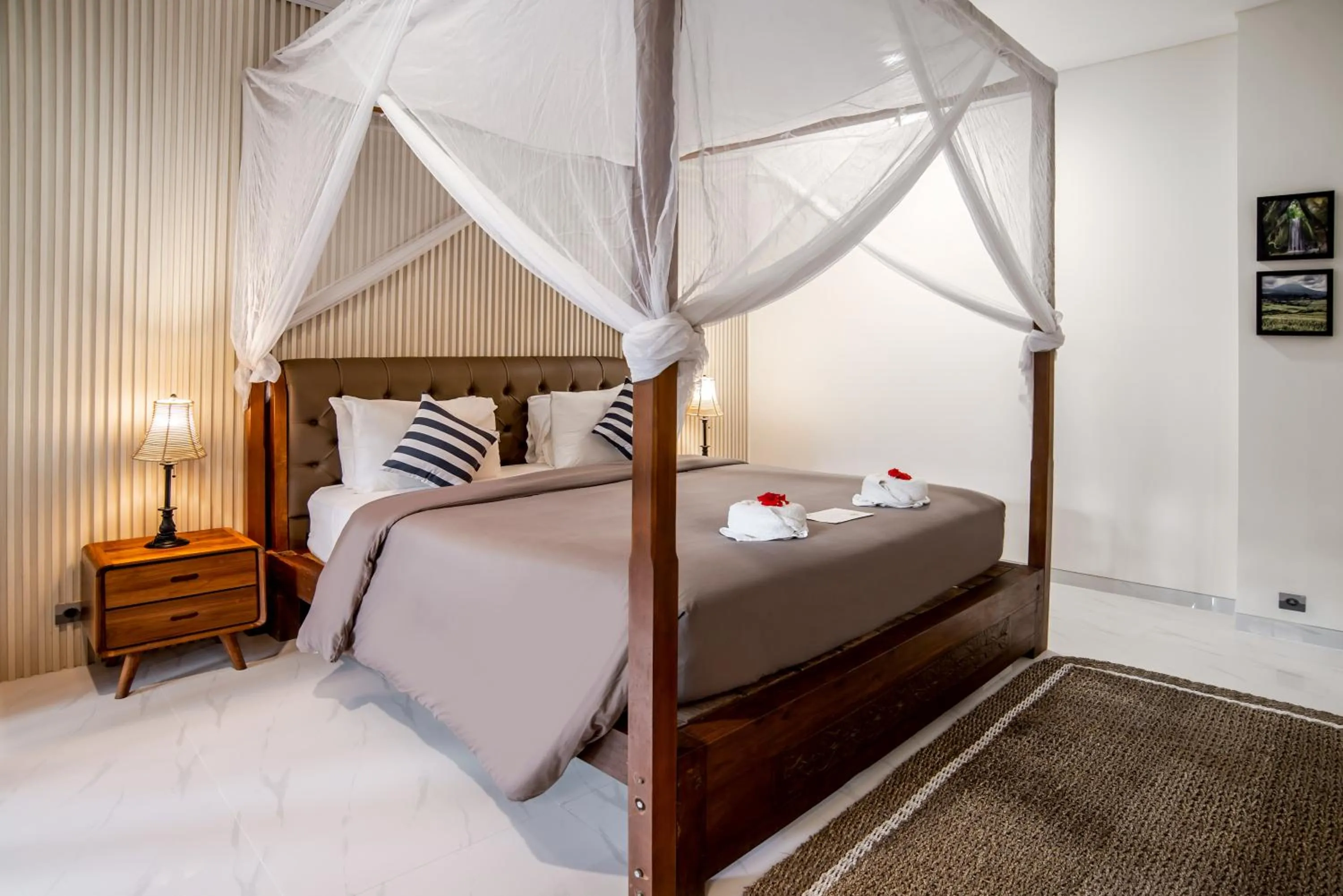 Bed in PNB Bali Villas