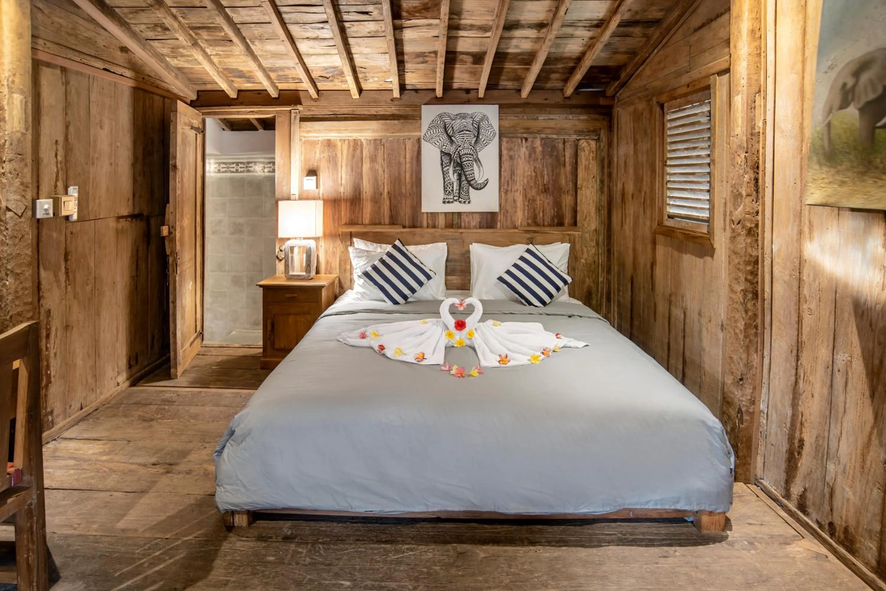 Bed in PNB Bali Villas