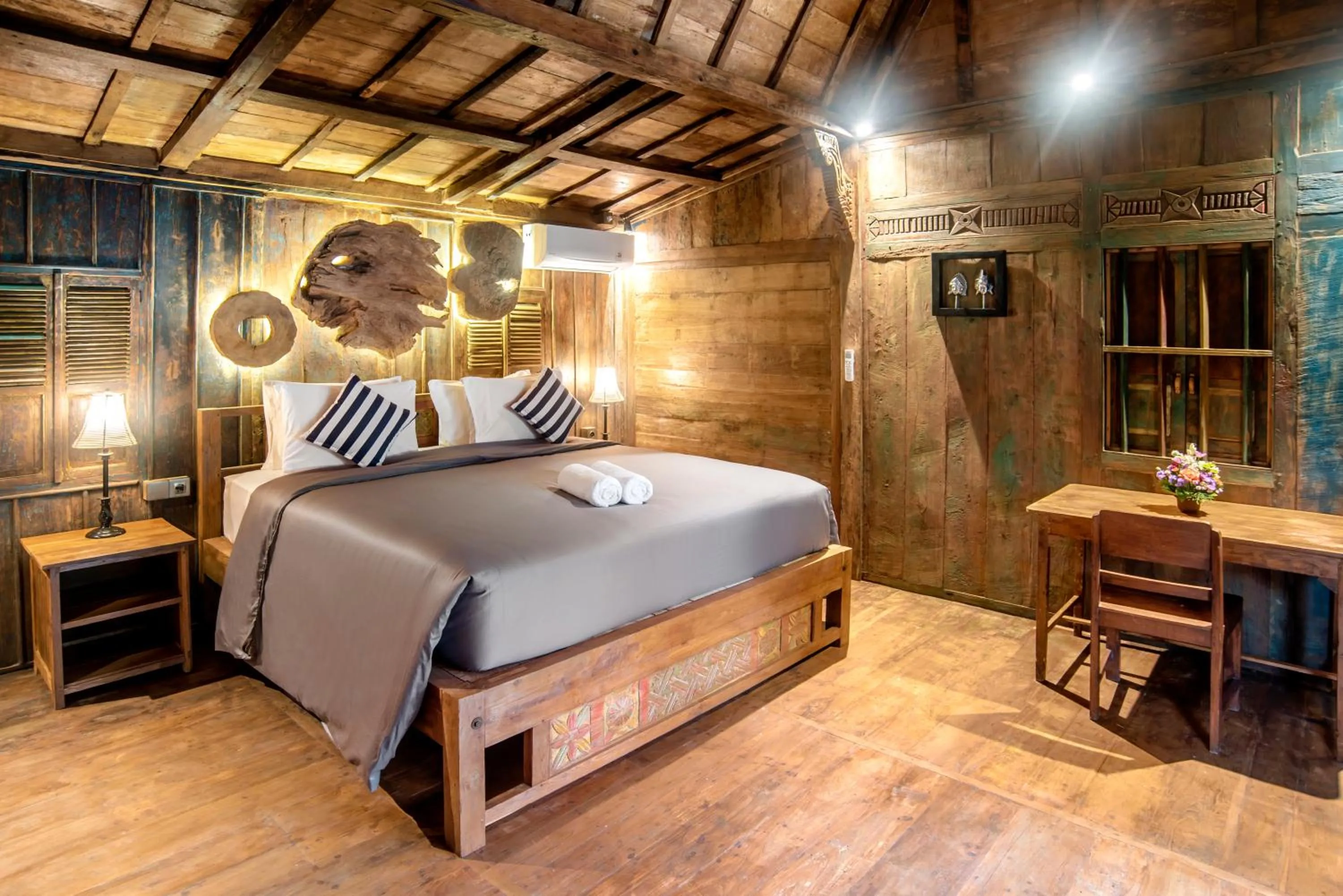 Bed in PNB Bali Villas