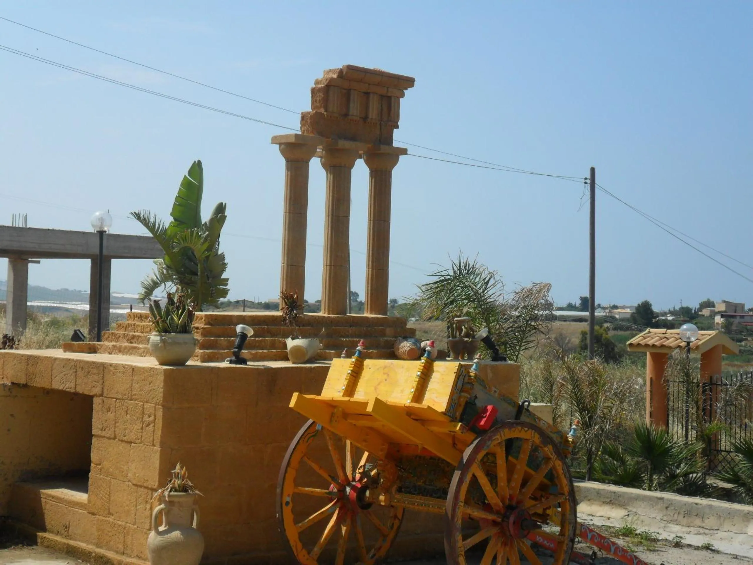 On site in Villa Jolanda & Carmelo