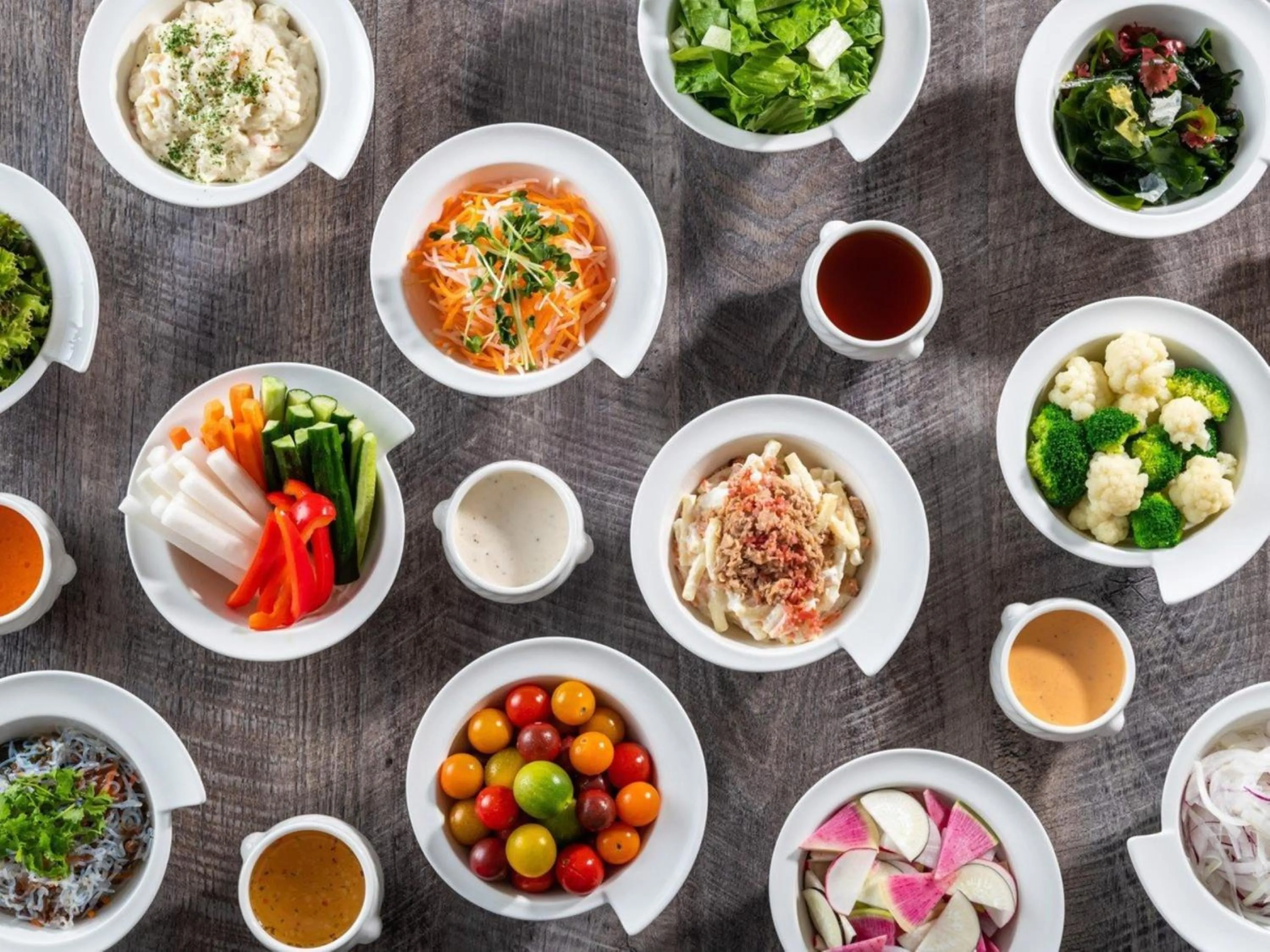 Buffet breakfast in KAMENOI HOTEL Tondabayashi