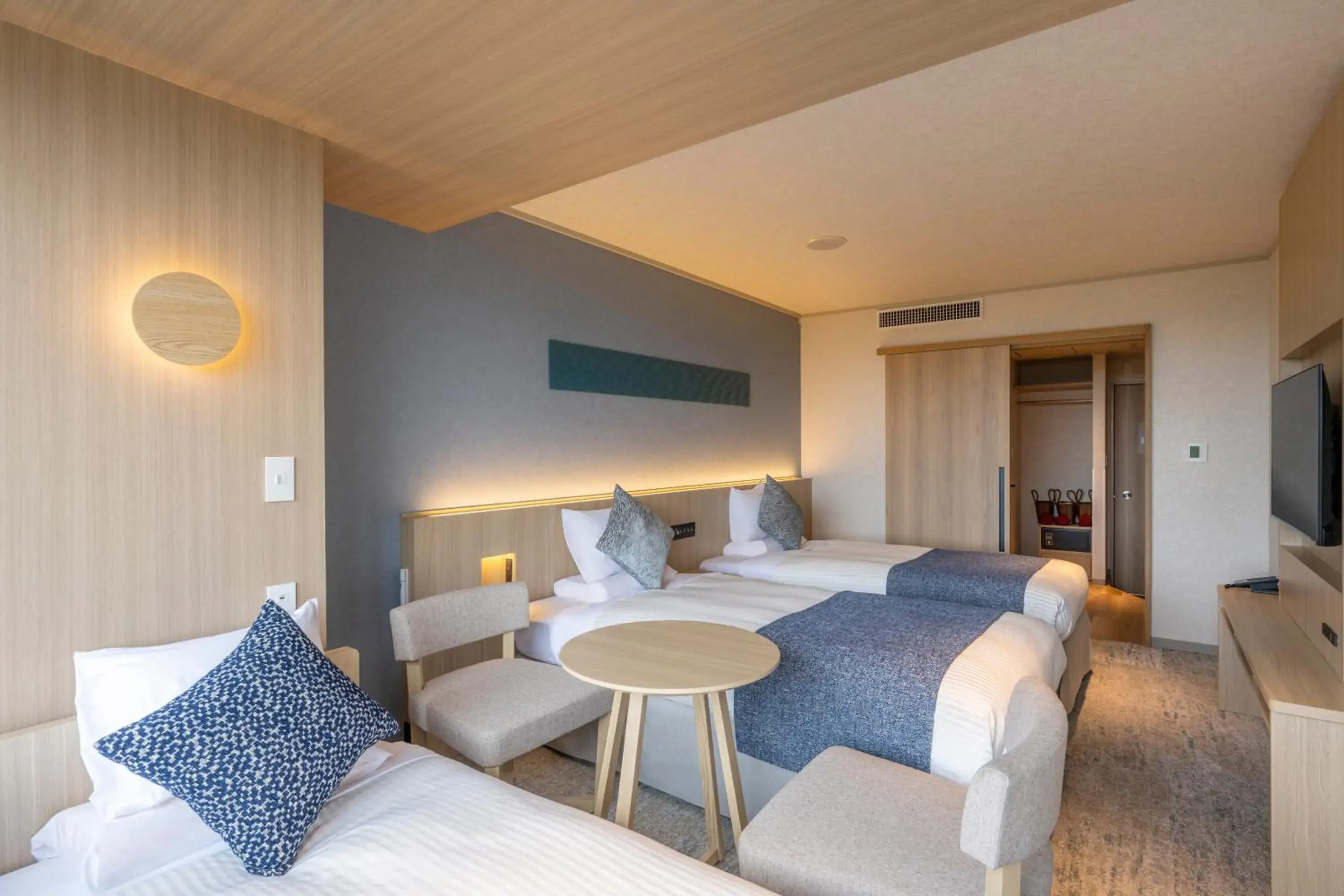 Bed in KAMENOI HOTEL Kamogawa Bed in KAMENOI HOTEL Kamogawa