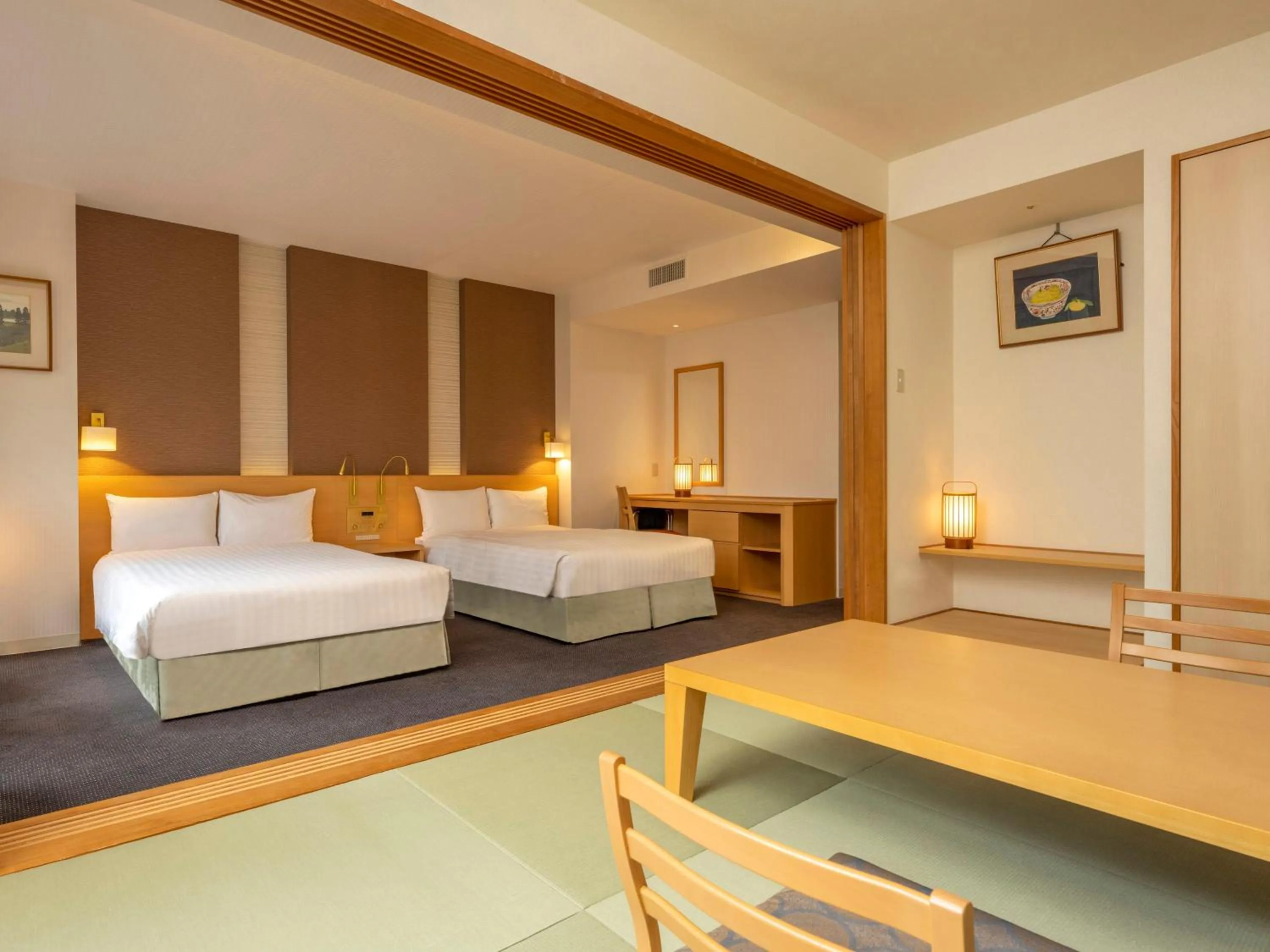 Photo of the whole room, Bed in KAMENOI HOTEL Kamogawa