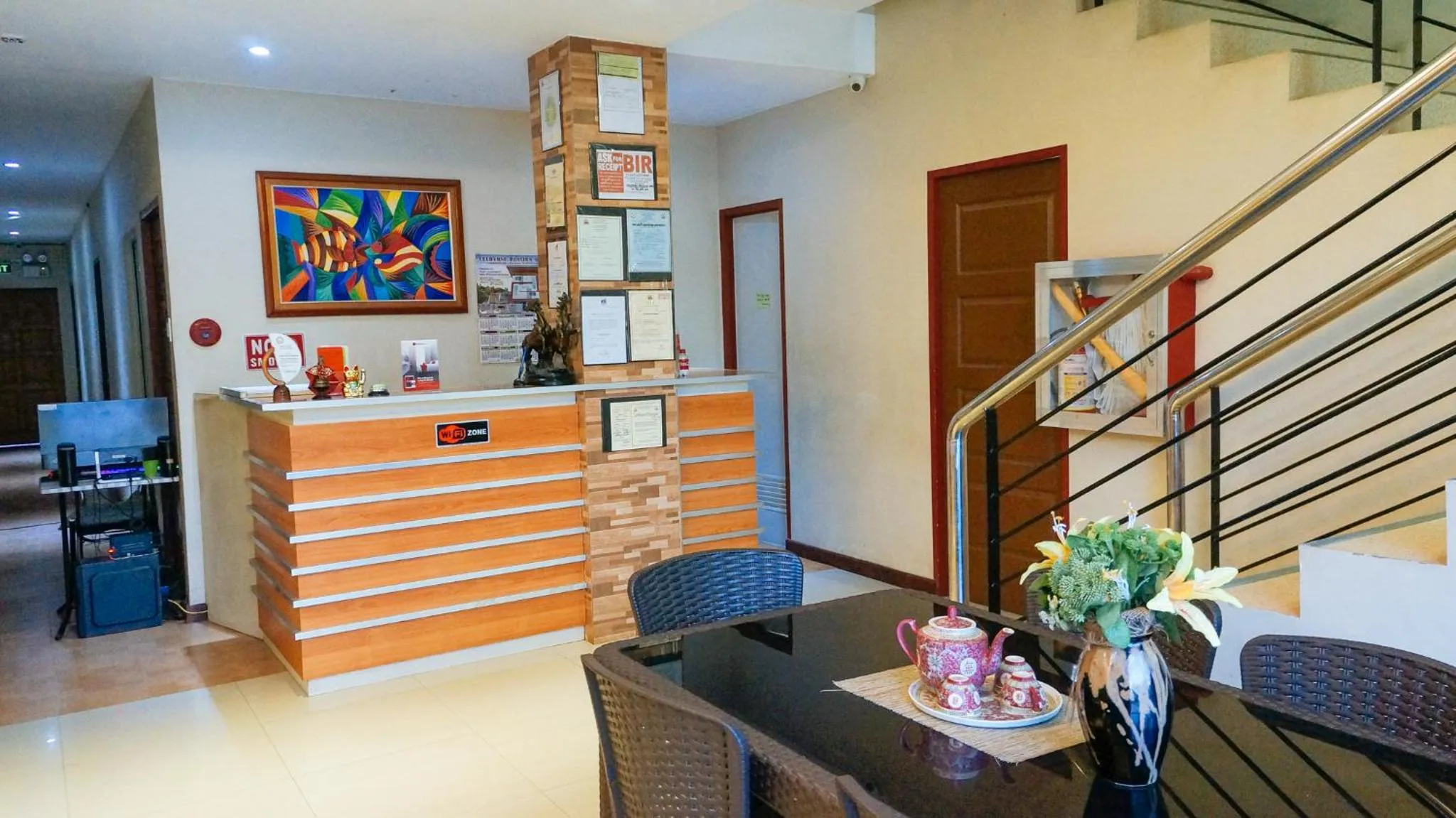 Lobby or reception in RedDoorz near Talisay District Hospital