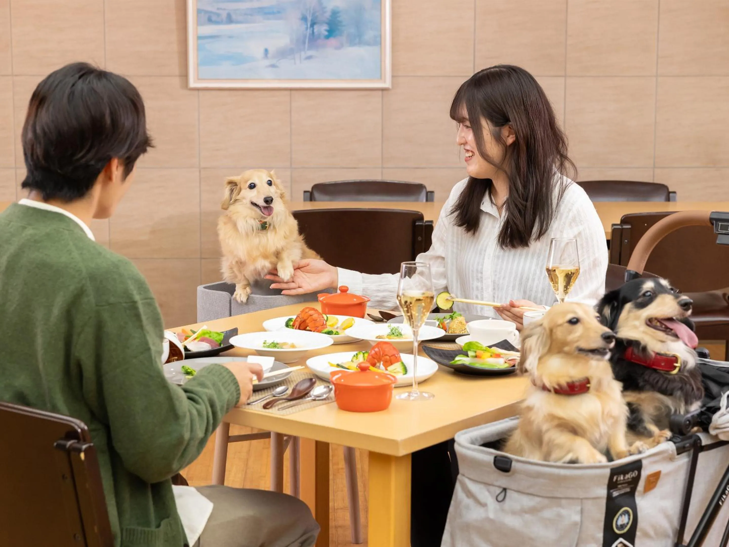 Restaurant/places to eat in KAMENOI HOTEL SHIOBARA Dog Friendly Hotel
