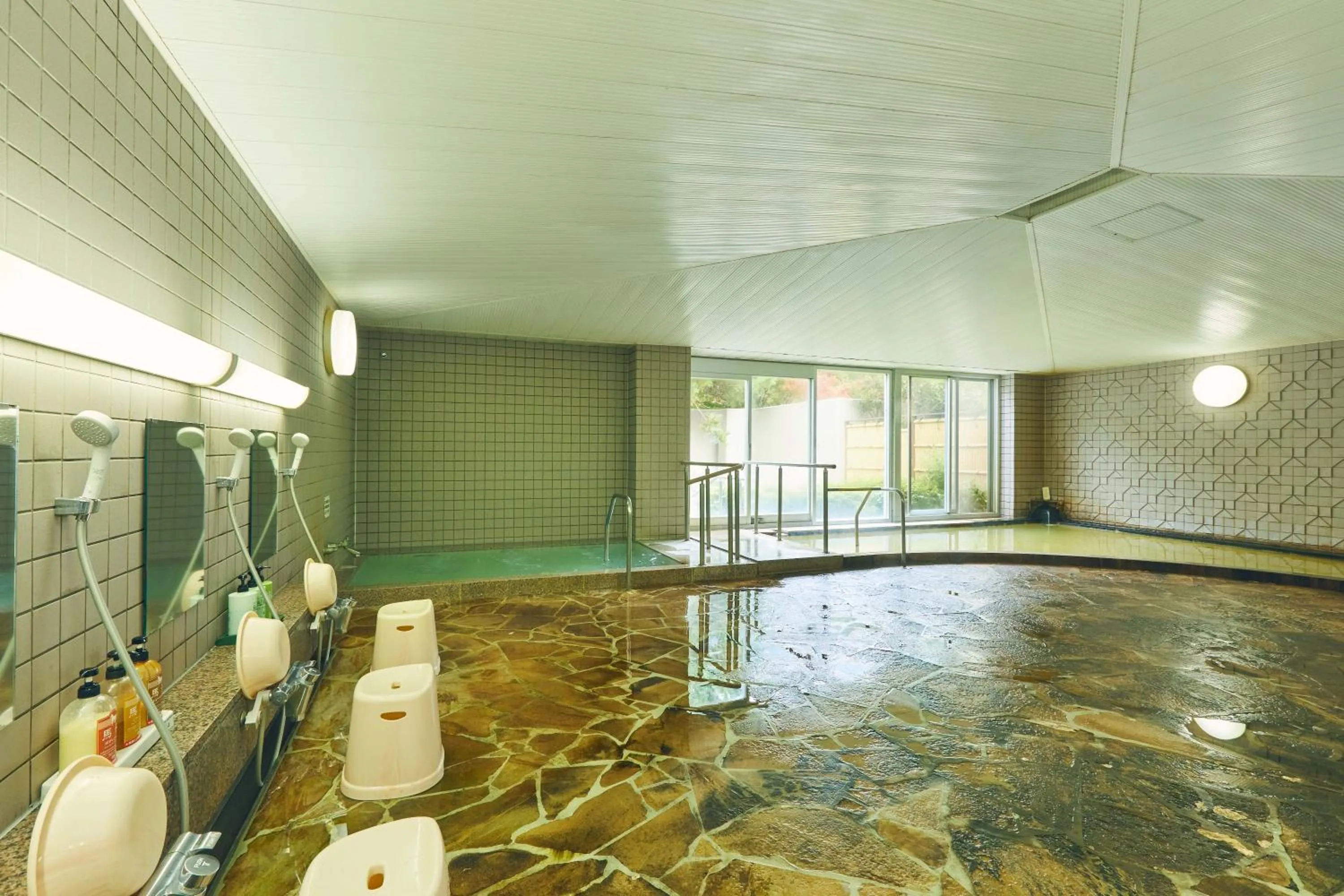 Hot Spring Bath in KAMENOI HOTEL SHIOBARA Dog Friendly Hotel