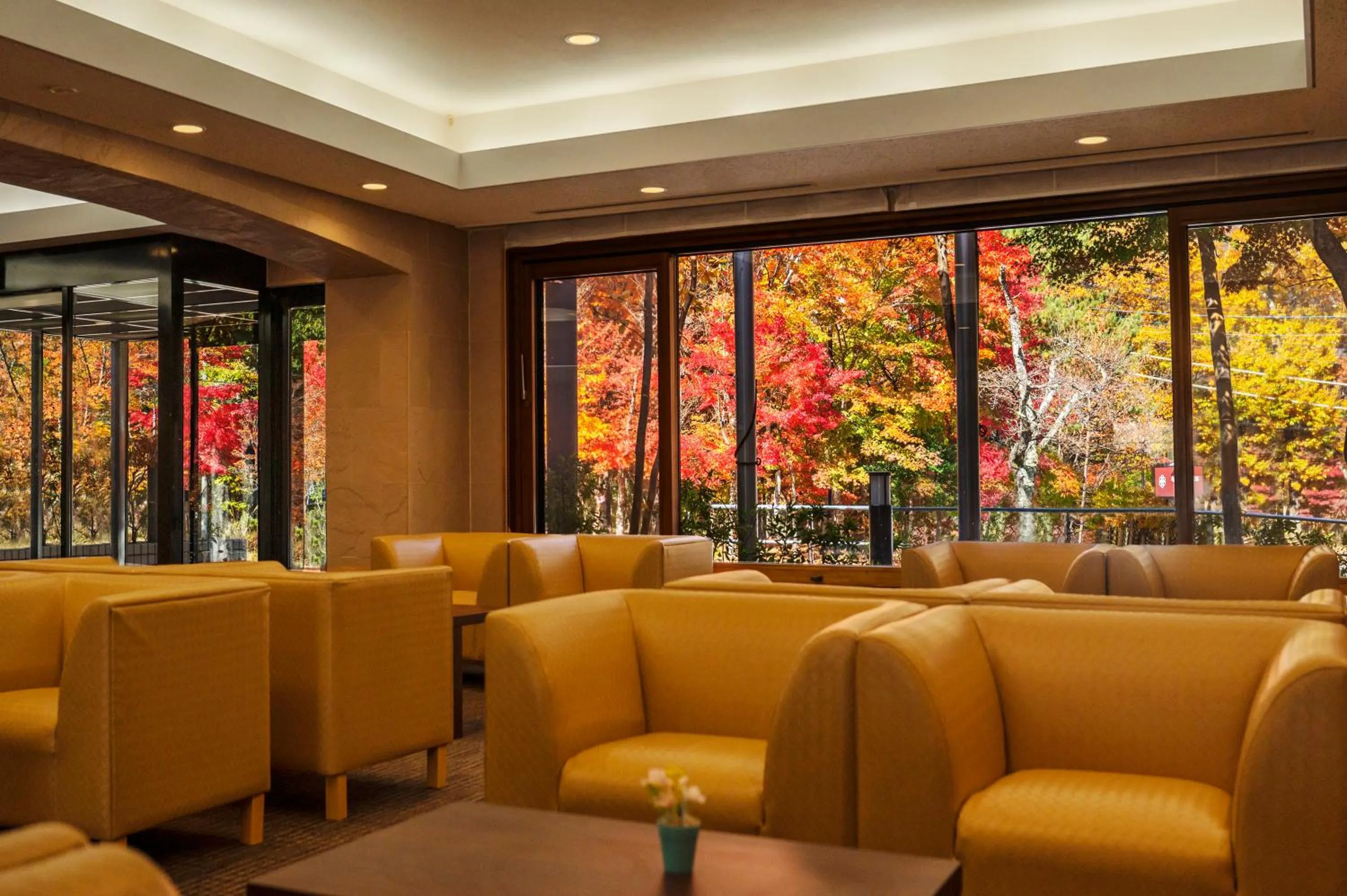 Lobby or reception in KAMENOI HOTEL SHIOBARA Dog Friendly Hotel