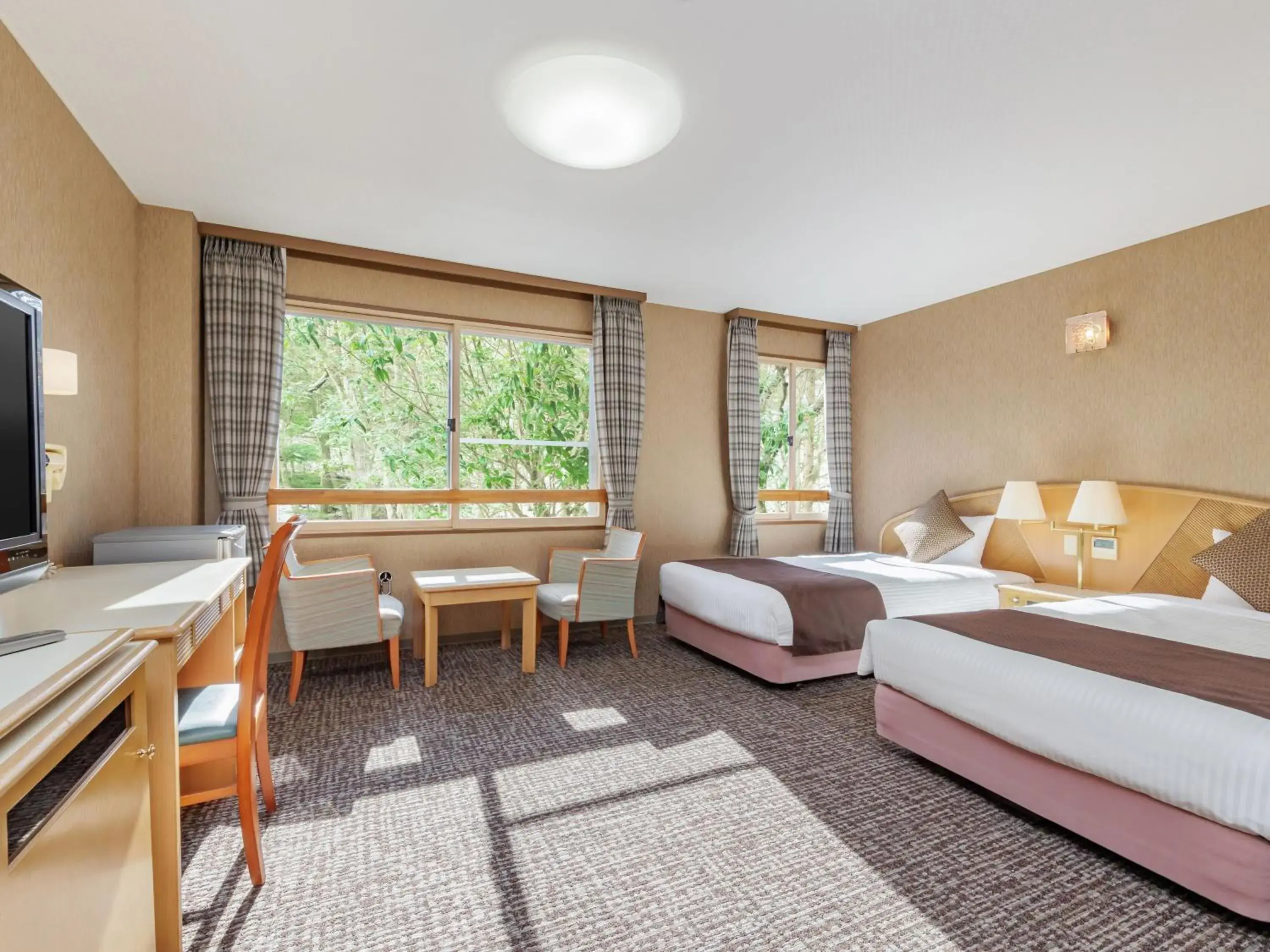 Standard Twin room with private bathroom in Wan Wan Paradise Premier Shiobara Standard Twin room with private bathroom in Wan Wan Paradise Premier Shiobara