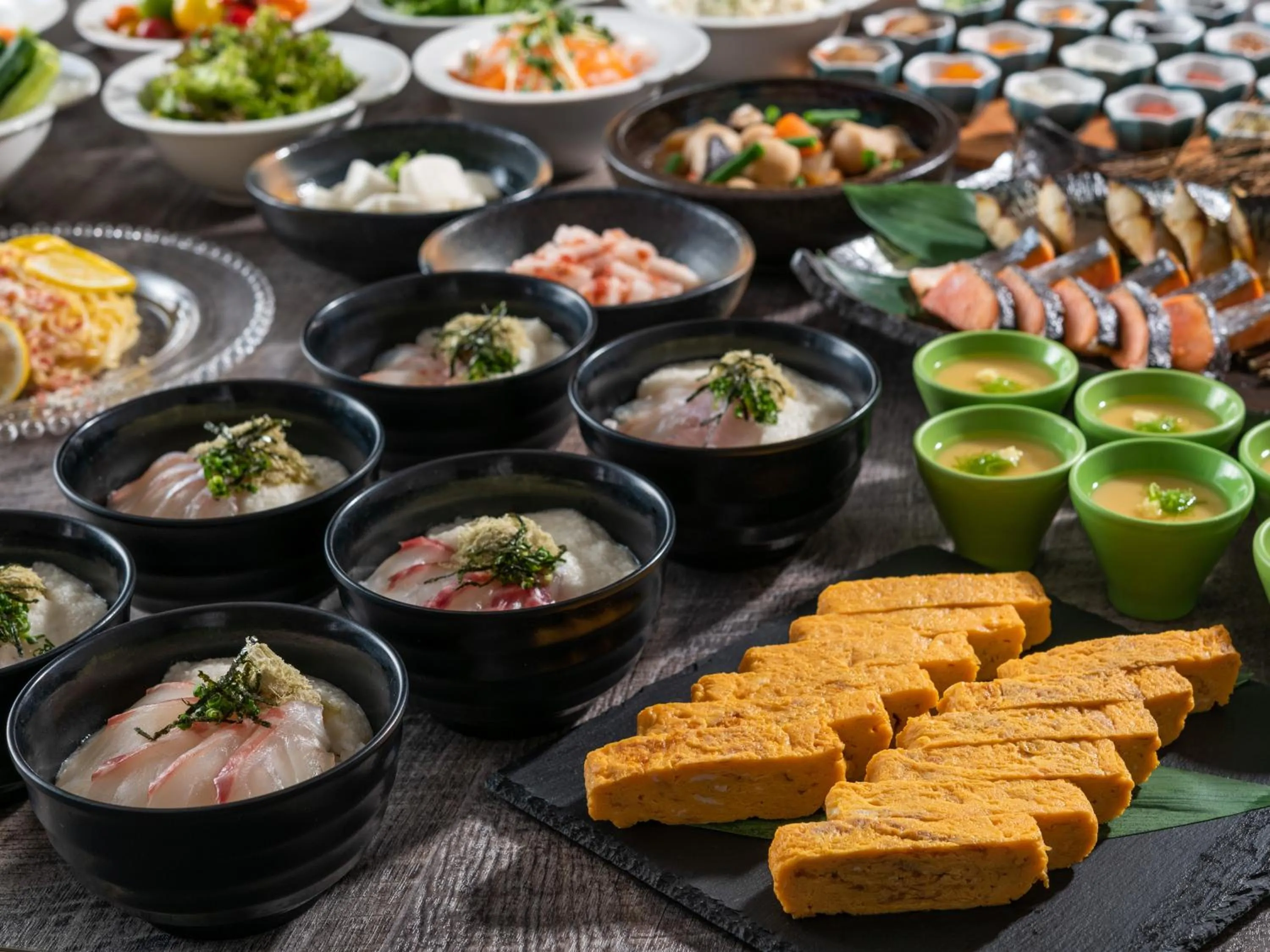 Buffet breakfast in KAMENOI HOTEL Kii-Tanabe