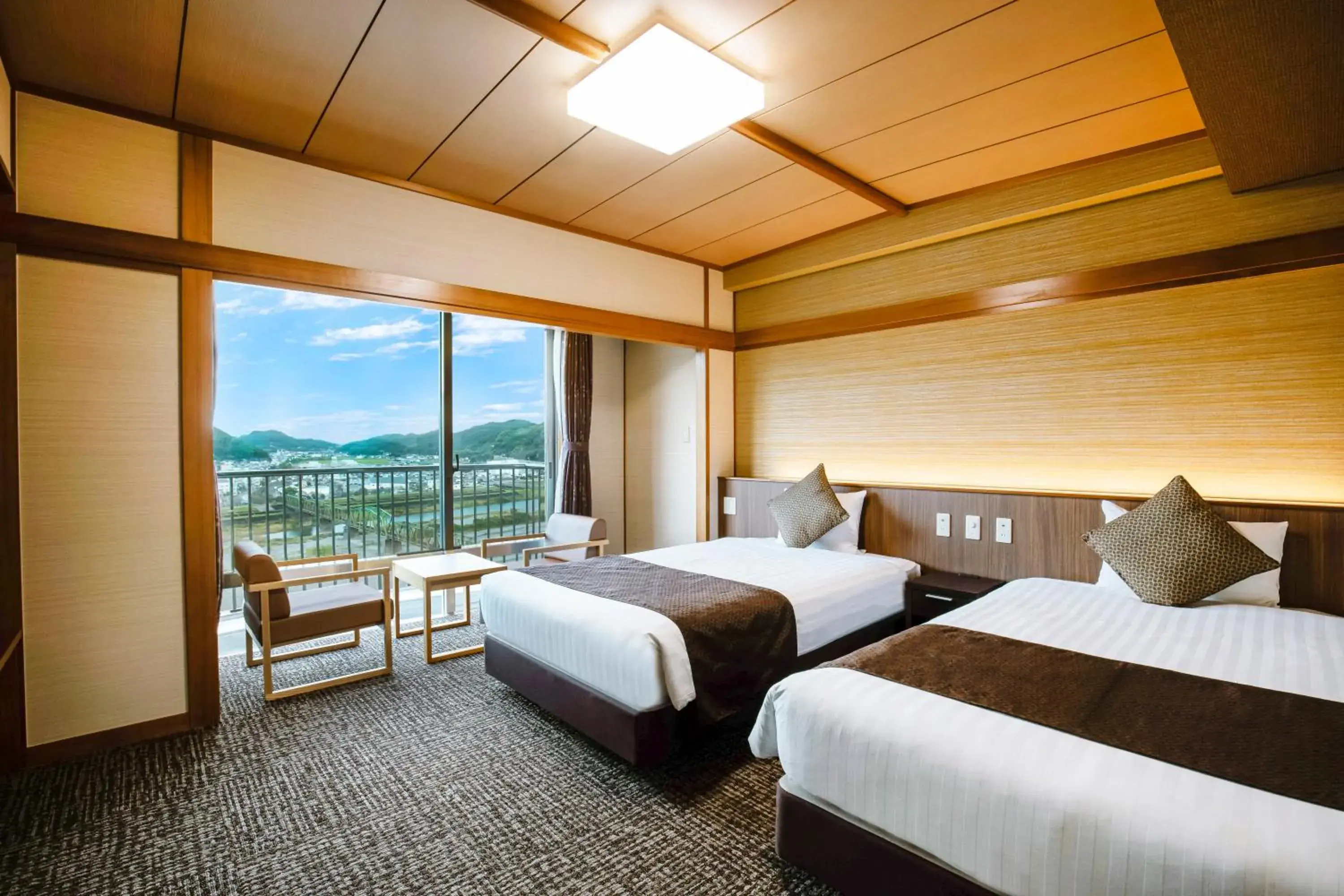 Photo of the whole room, Bed in Kanpo no Yado Ino Photo of the whole room, Bed in Kanpo no Yado Ino