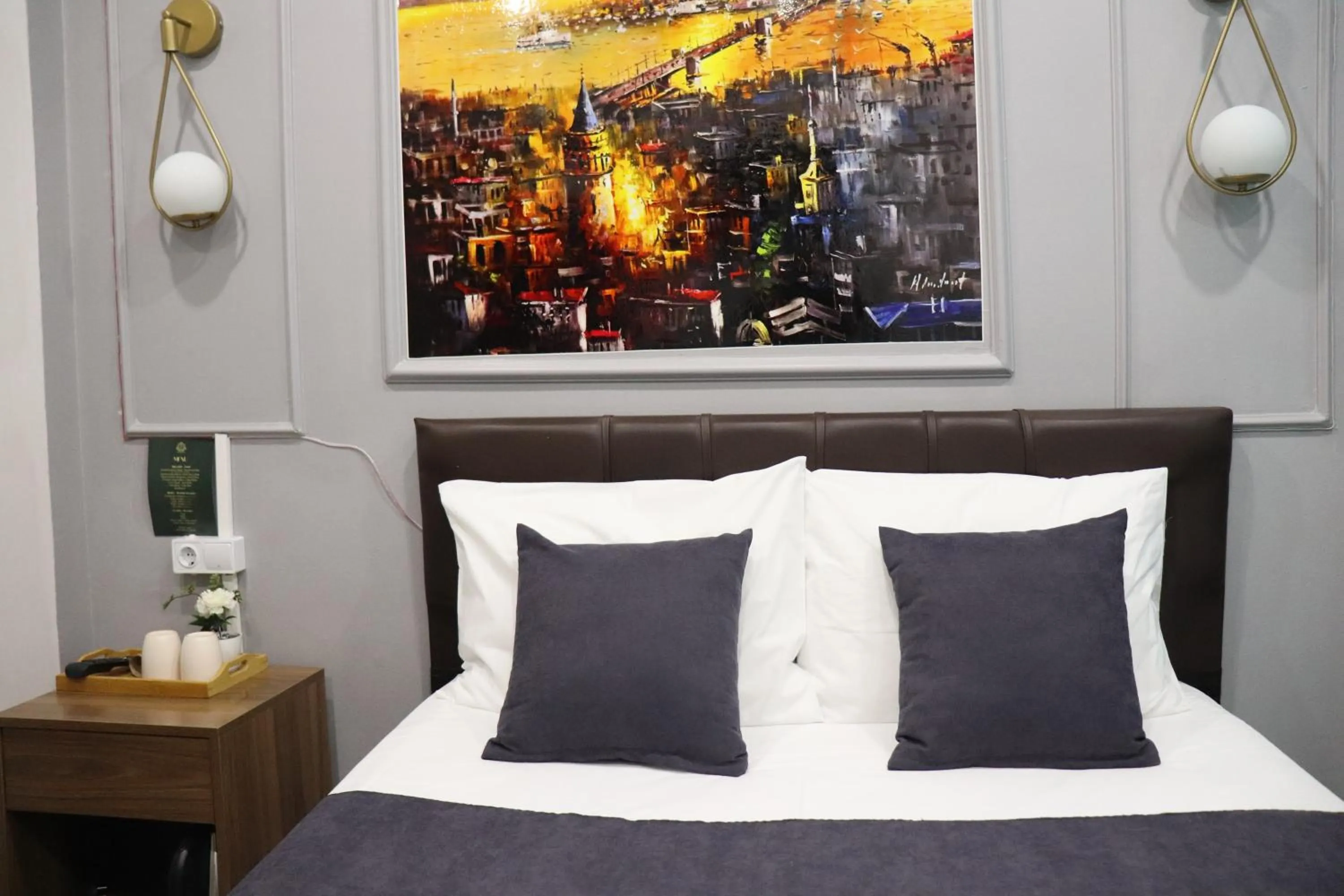 Bed in İstanbul Terrace Hotel