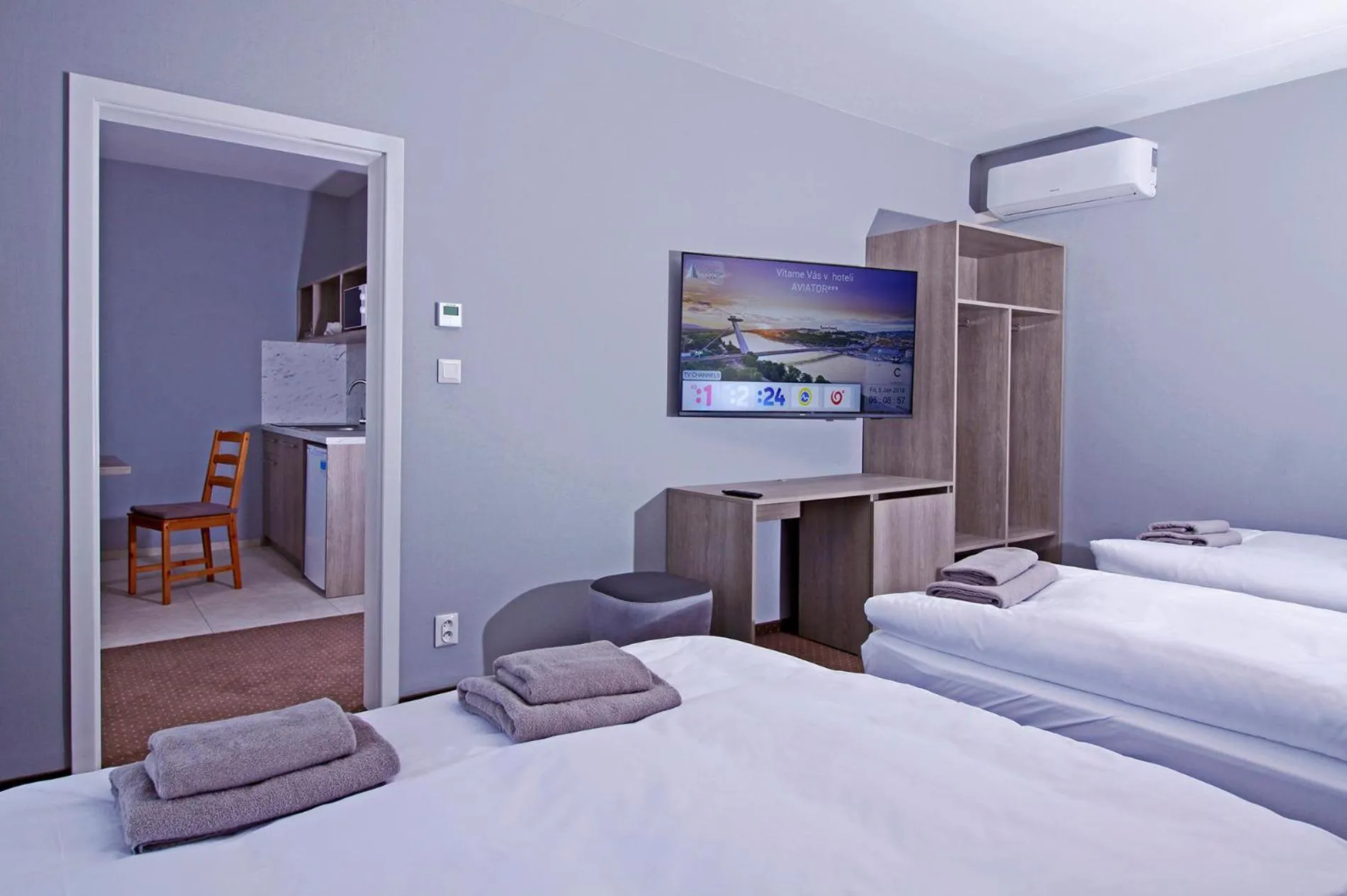 Photo of the whole room, Bed in Aviator Garni Hotel Bratislava