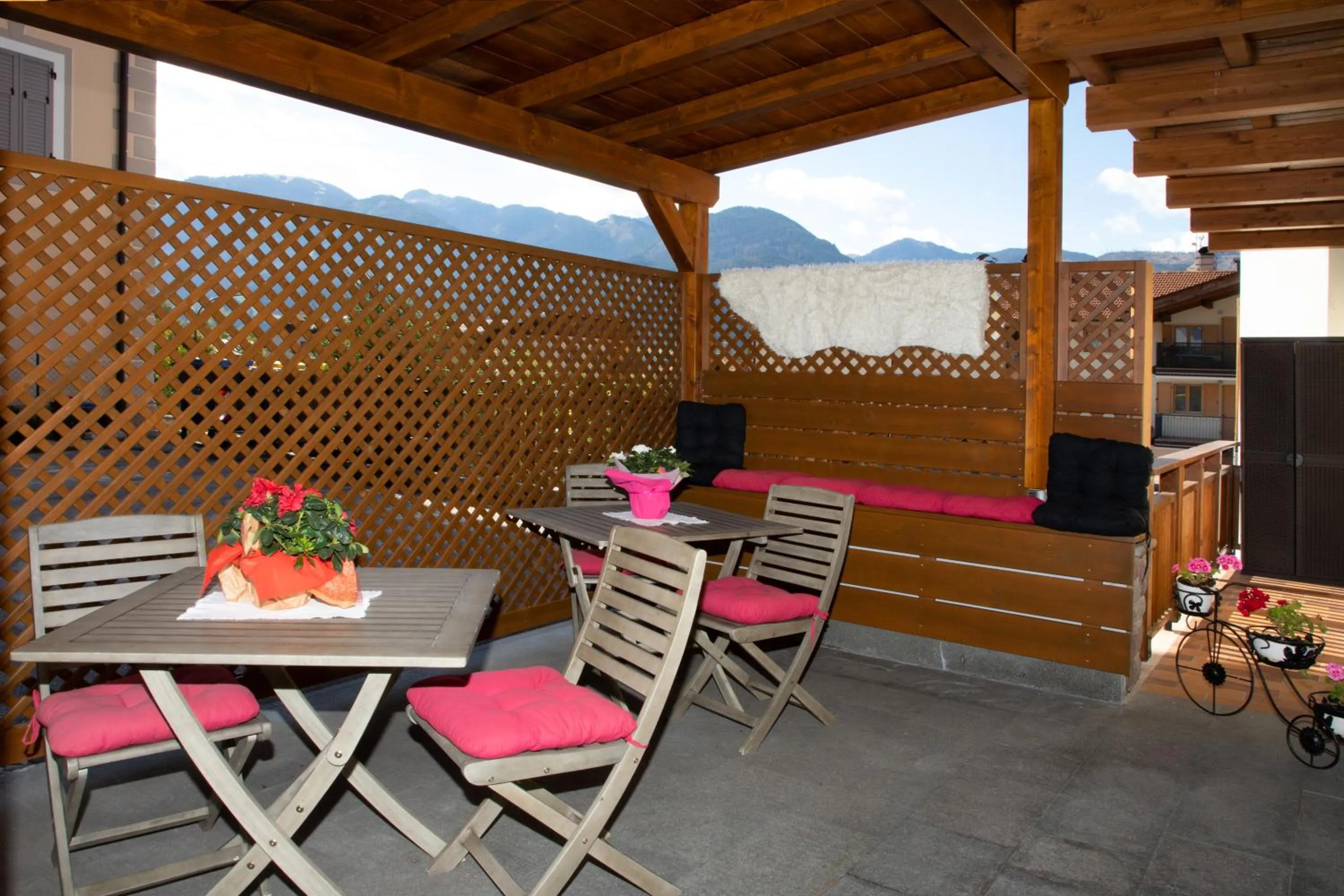 Balcony/Terrace in Garni Manuela
