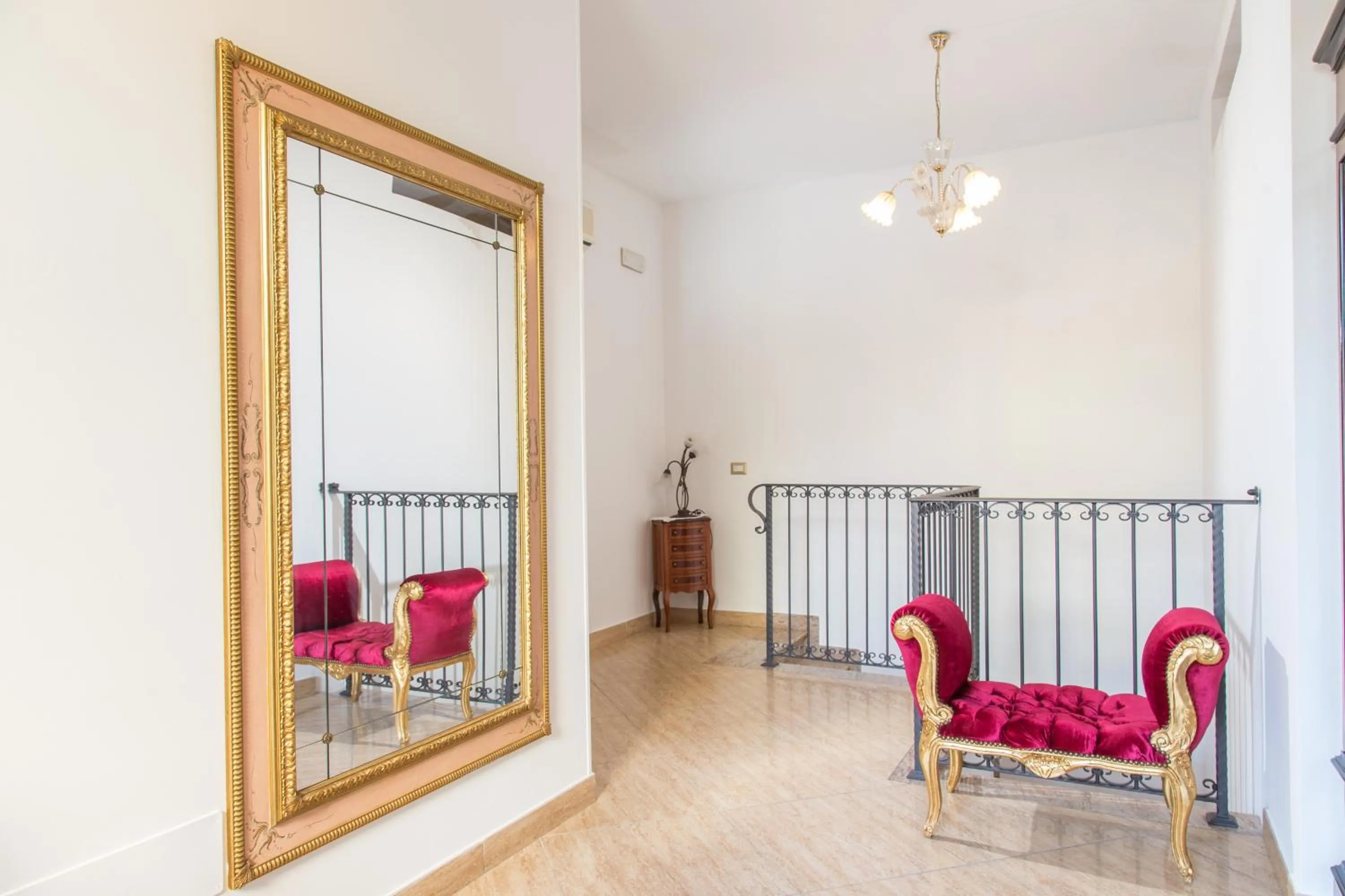 Patio in B&B Casa Cavour