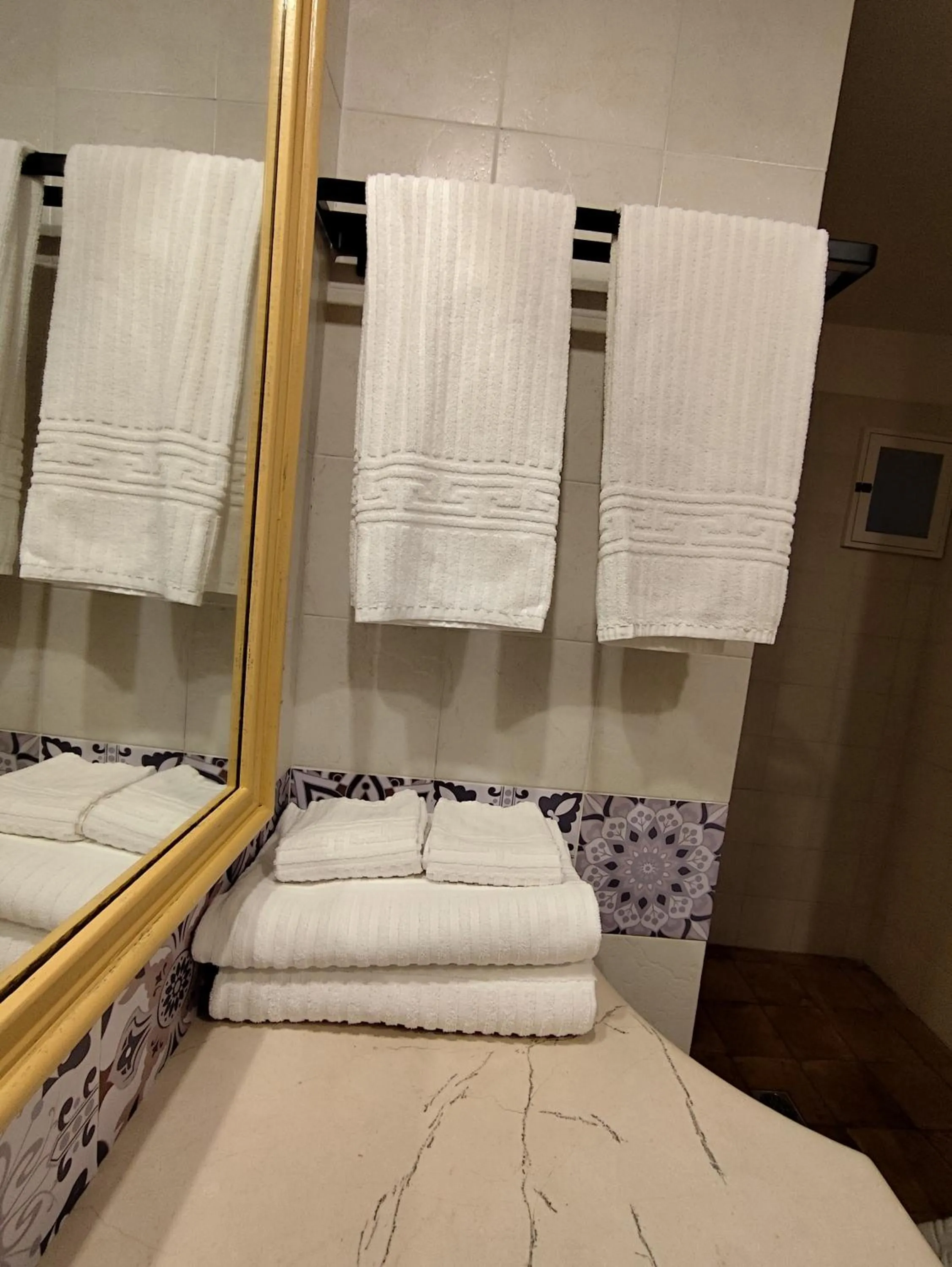 Bathroom, Bed in Agli Archi Dimore Storiche