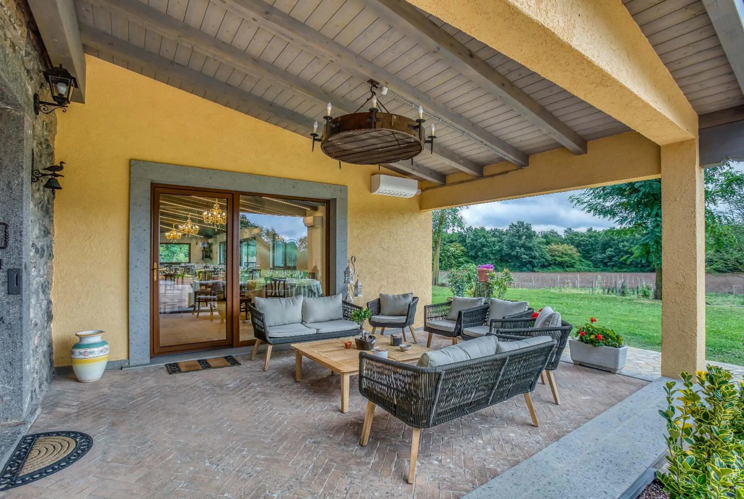 Garden view in Agriturismo Buonasera Garden view in Agriturismo Buonasera