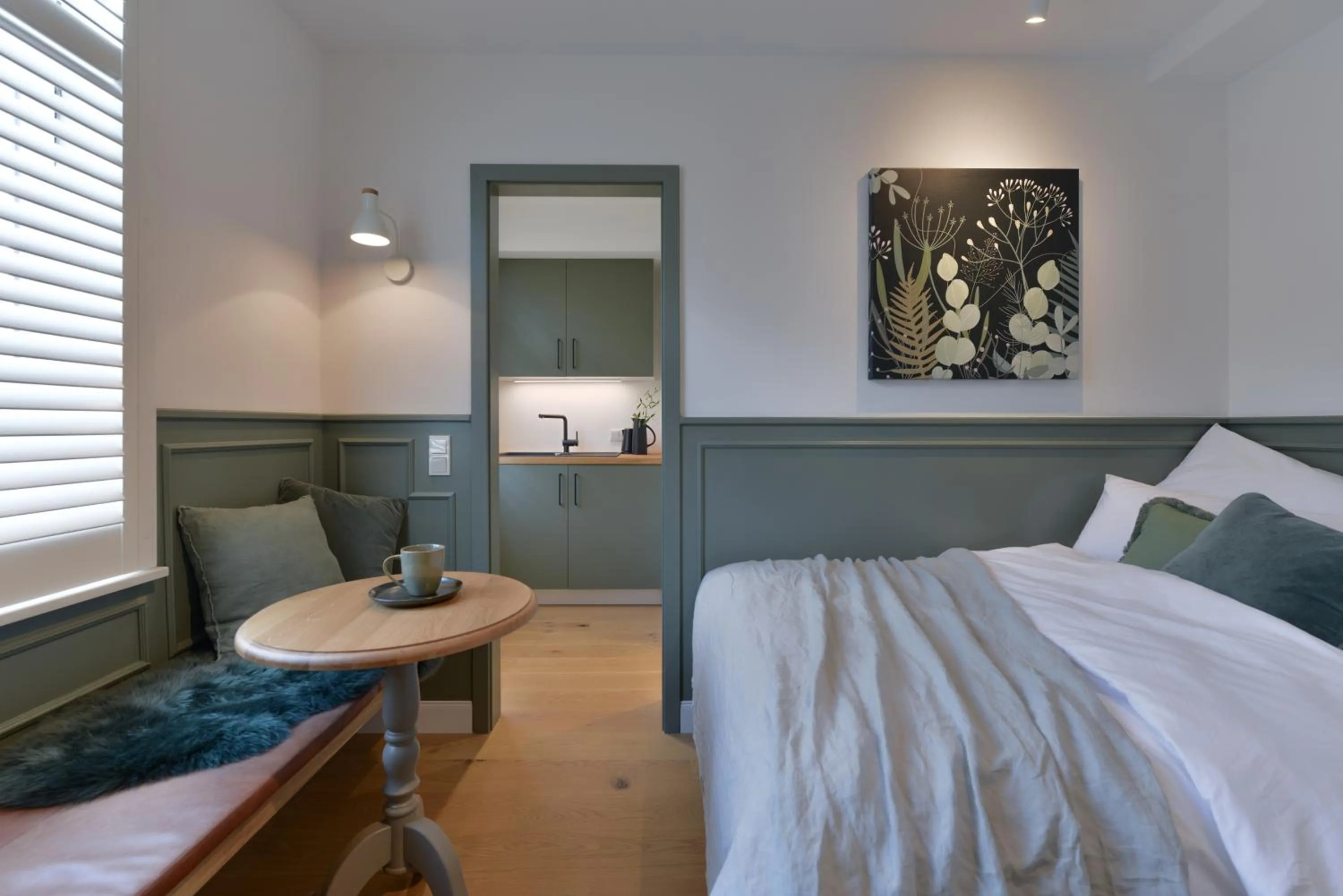 Bed in Konrads Limburg - Hotel & Gästehaus