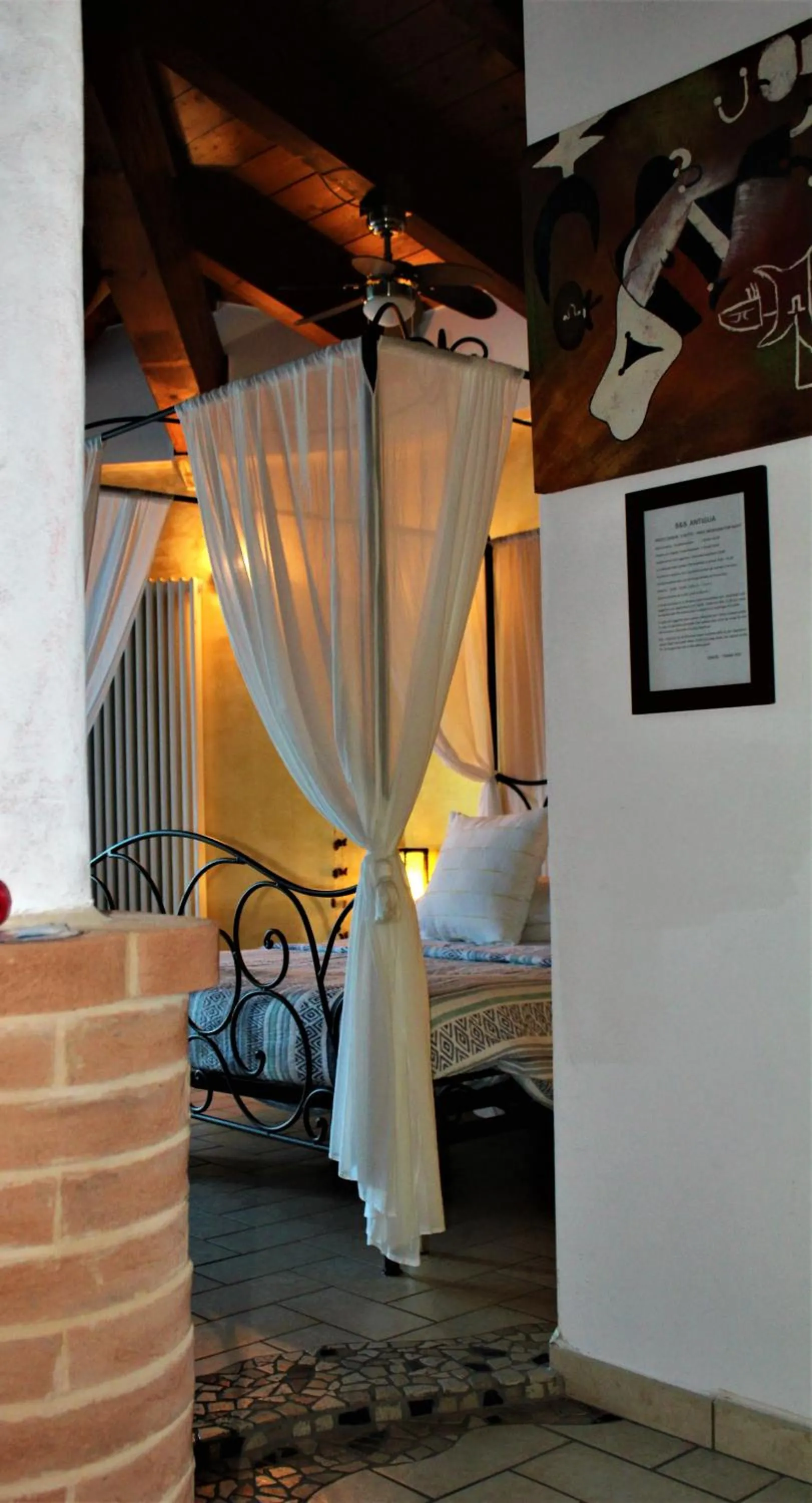 Decorative detail in Antigua B&B