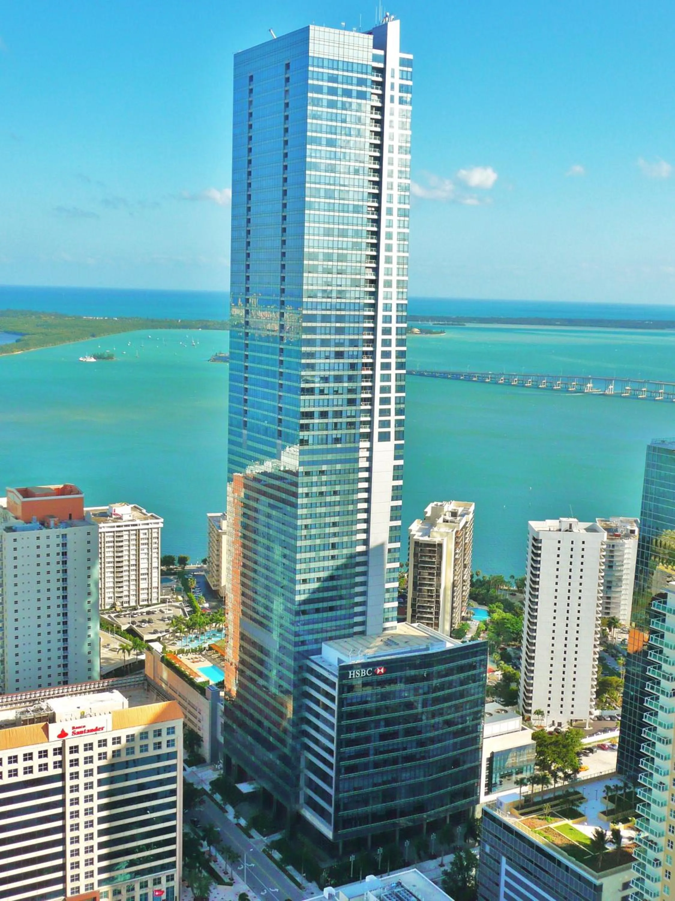 Property building in Private condo hotel at Four Seasons Brickell