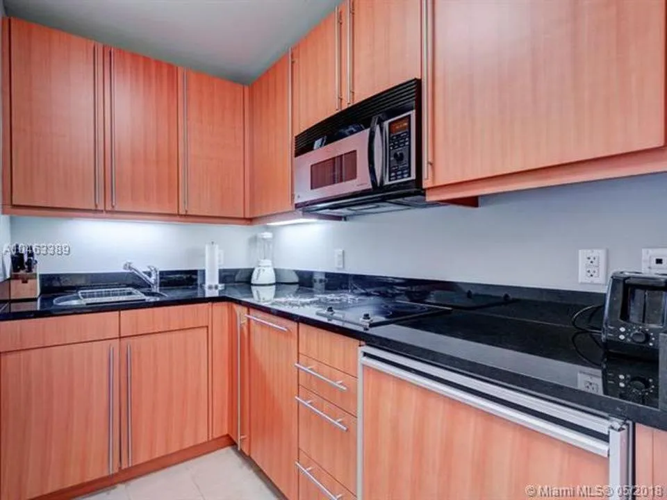 Kitchen or kitchenette in Private condo hotel at Four Seasons Brickell
