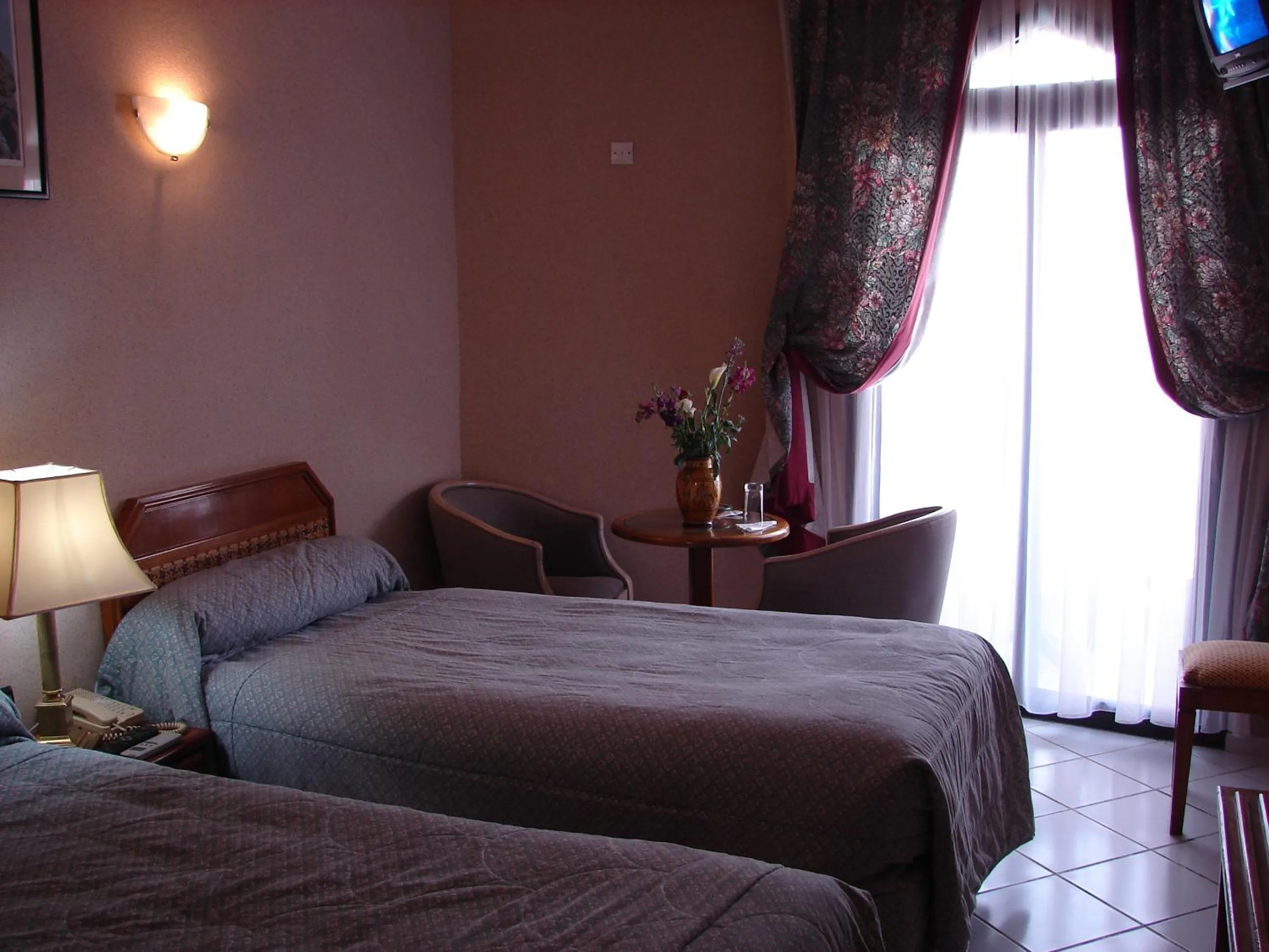 Bed in Hôtel Atlantique Panorama