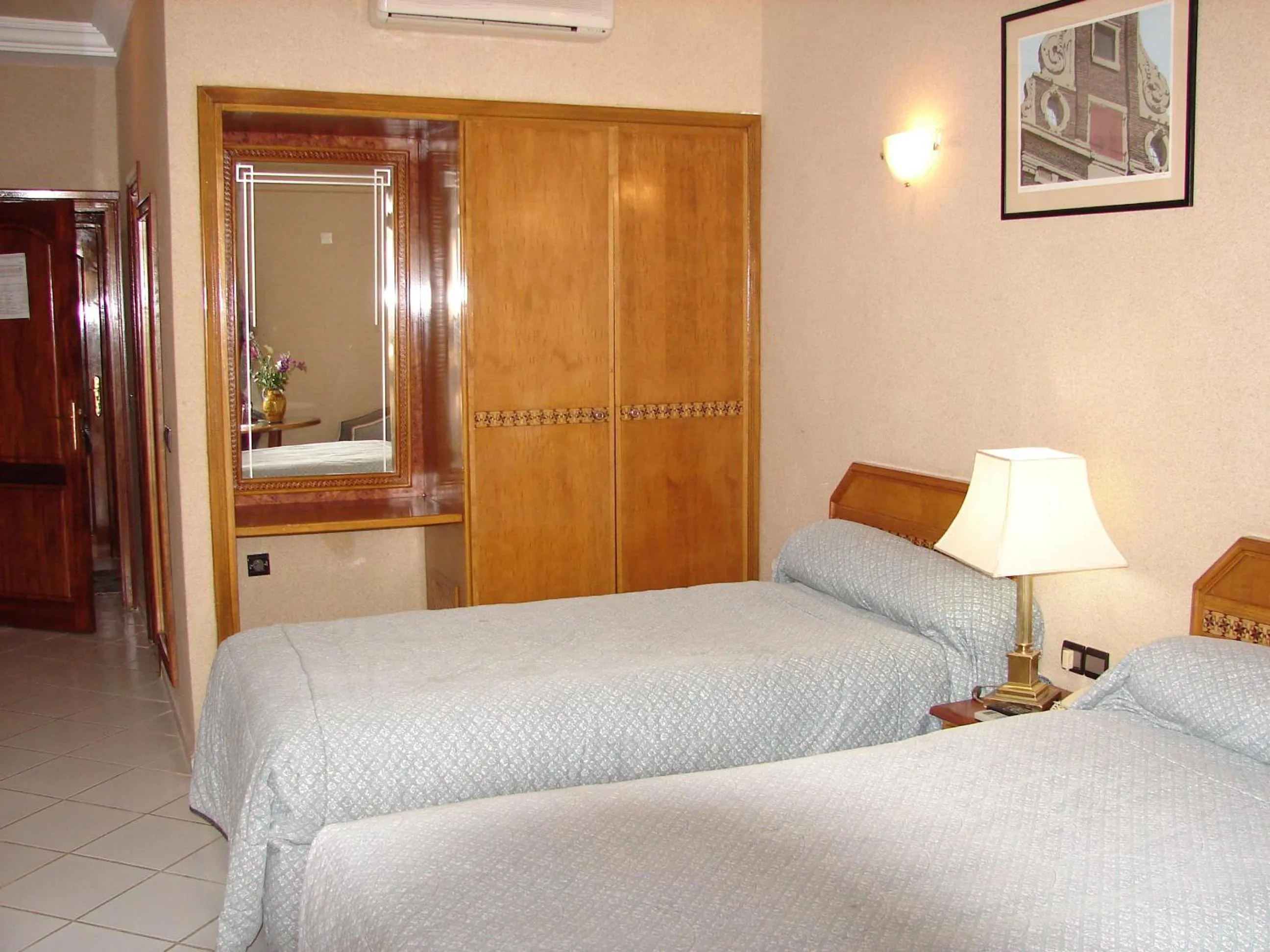 Bed in Hôtel Atlantique Panorama