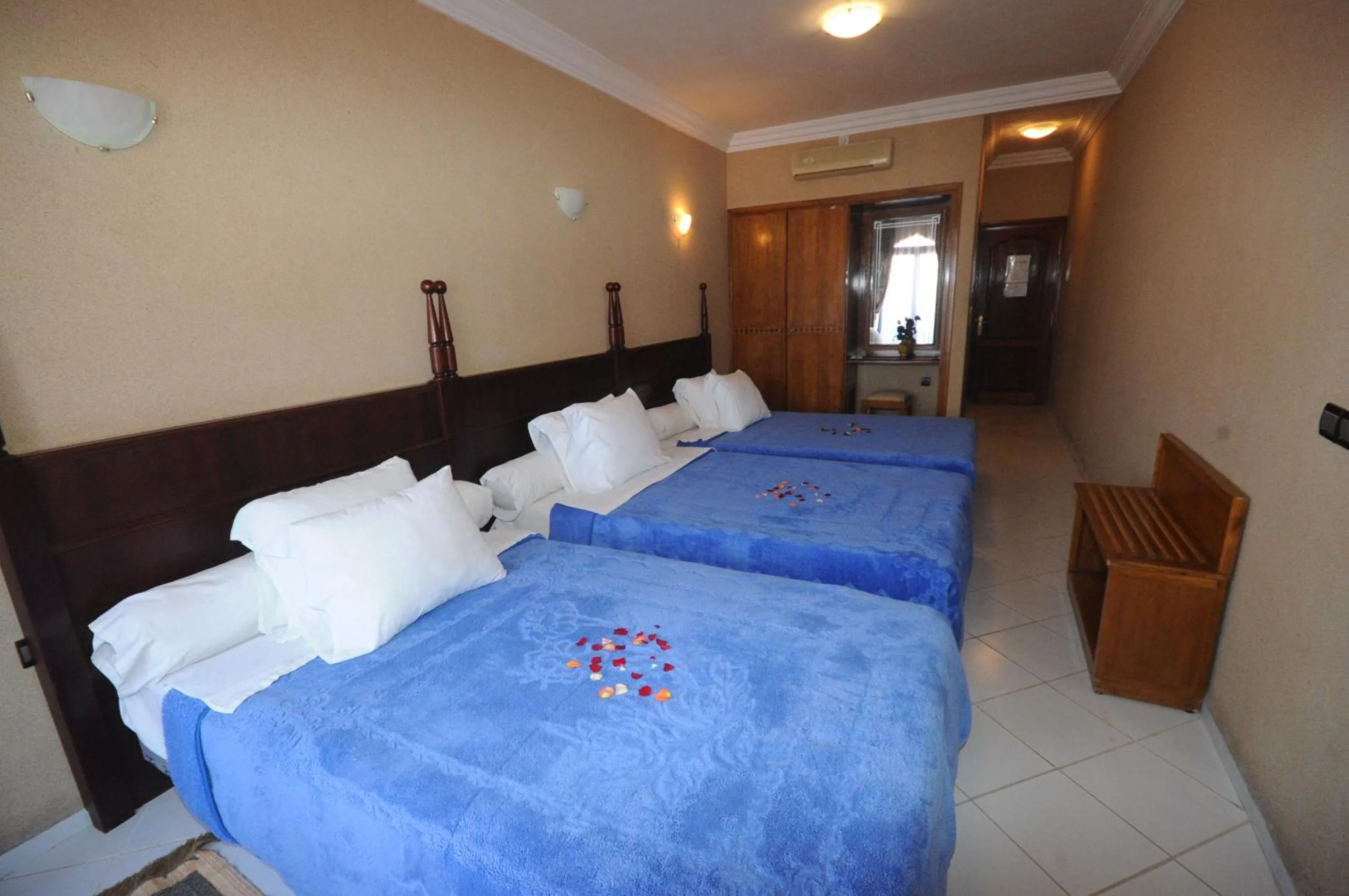 Bed in Hôtel Atlantique Panorama