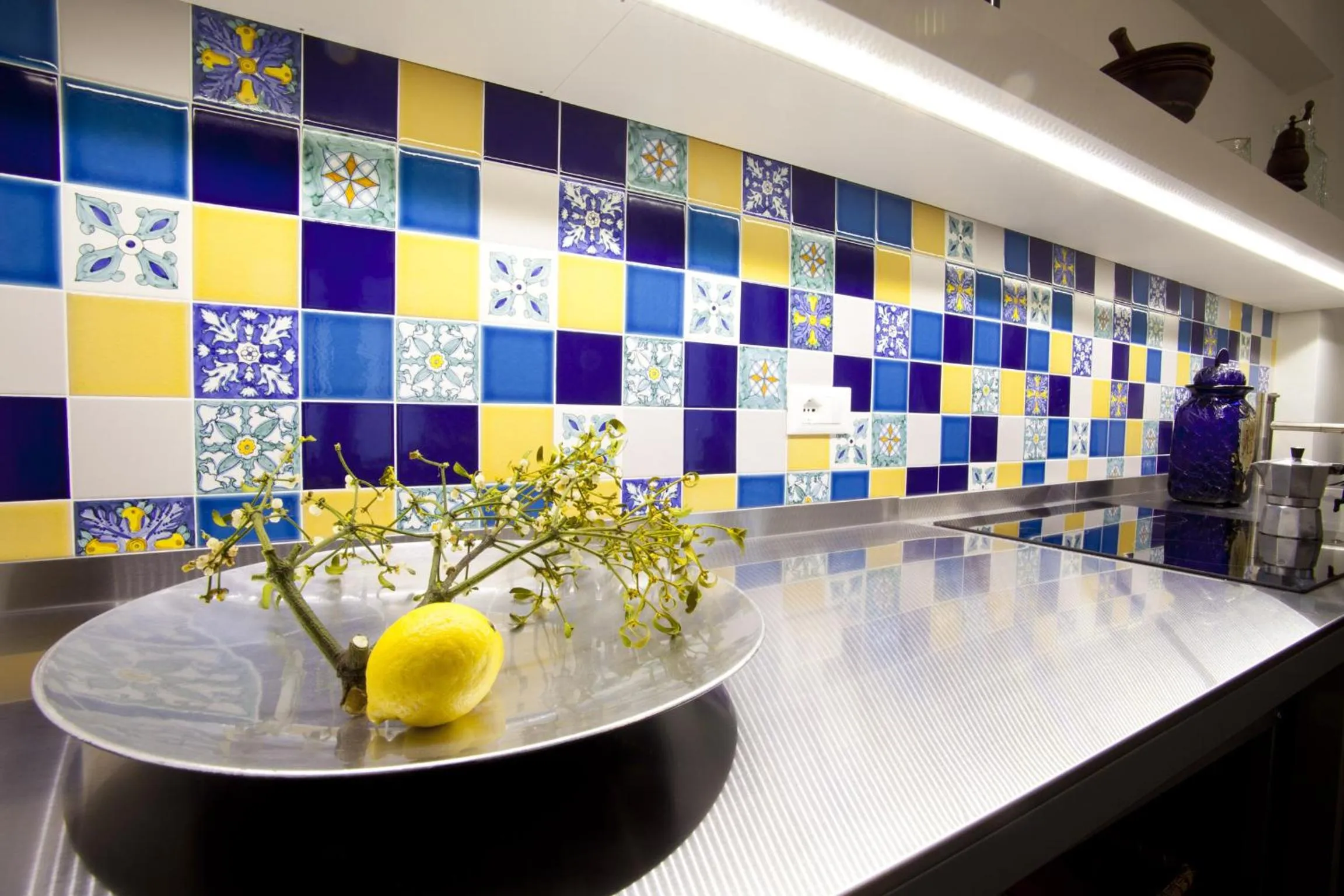 Communal kitchen in Dimora Novecento