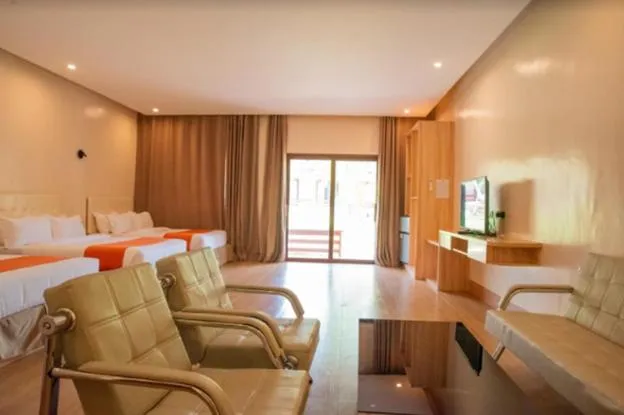 Bed in Camotes Ocean Heaven Resort