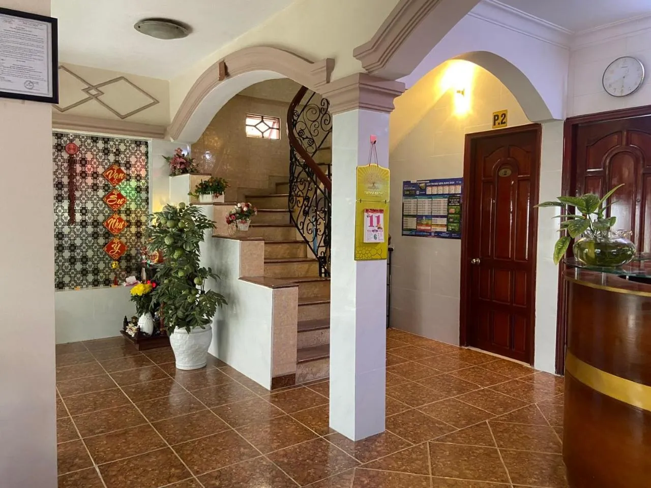 Lobby or reception in Thai Dat Hotel