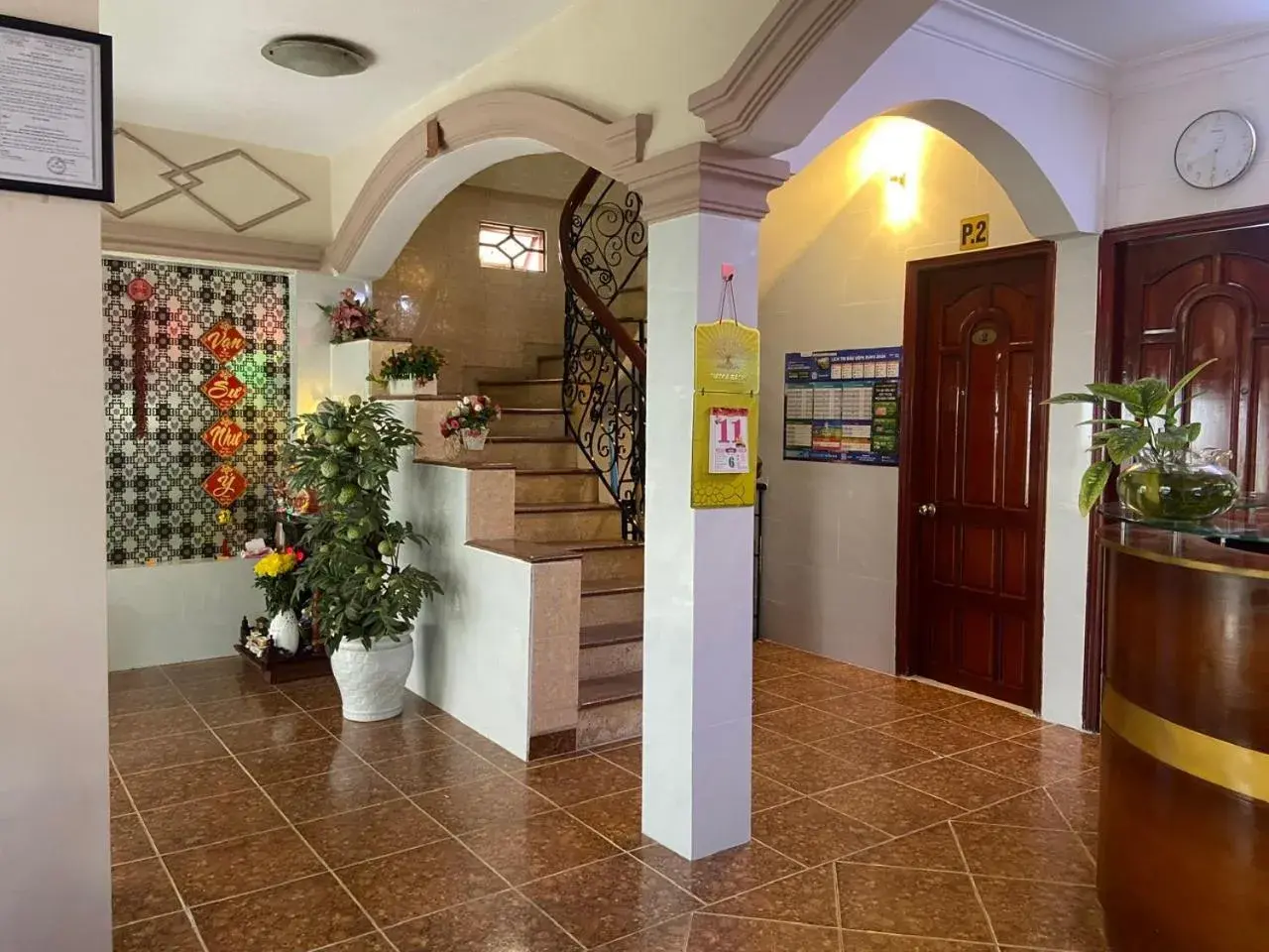 Lobby or reception in Thai Dat Hotel Lobby or reception in Thai Dat Hotel