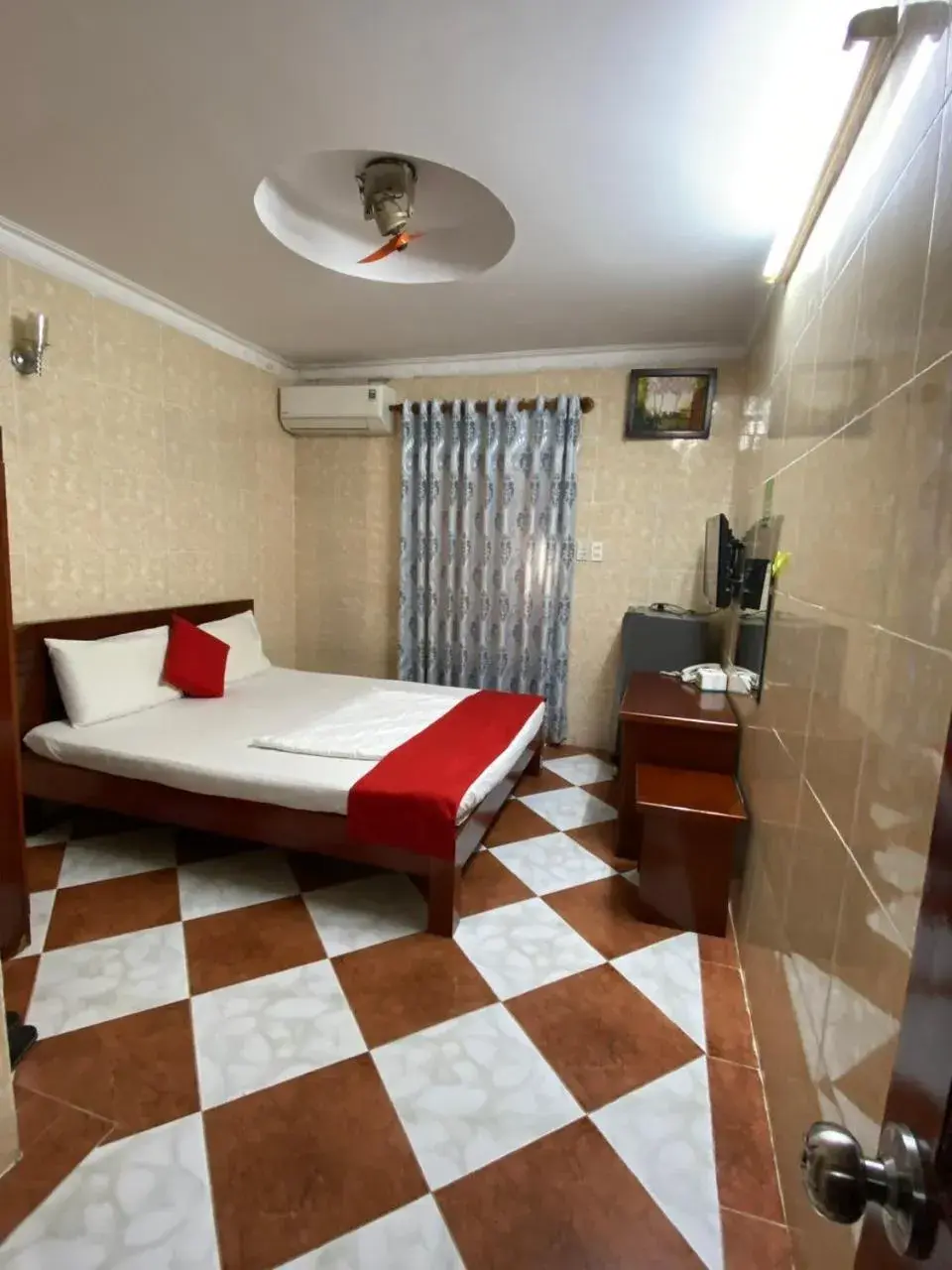 Bed in Thai Dat Hotel Bed in Thai Dat Hotel