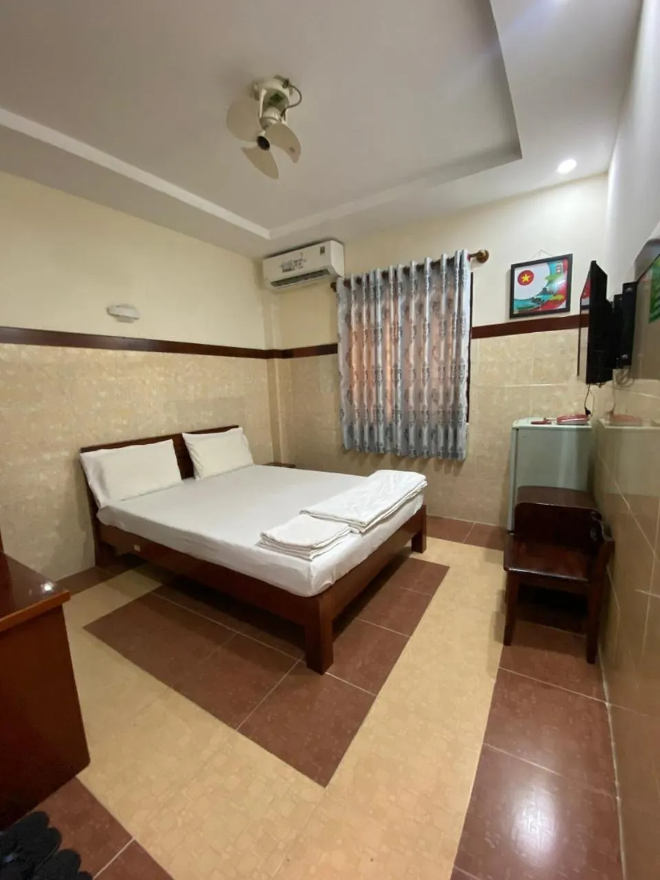 Bed in Thai Dat Hotel