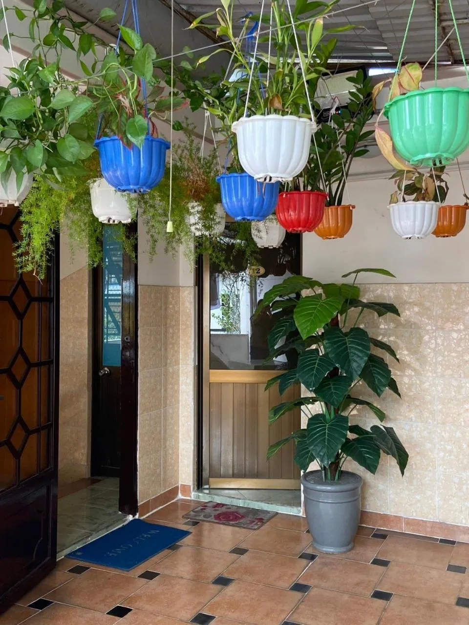 Patio in Thai Dat Hotel