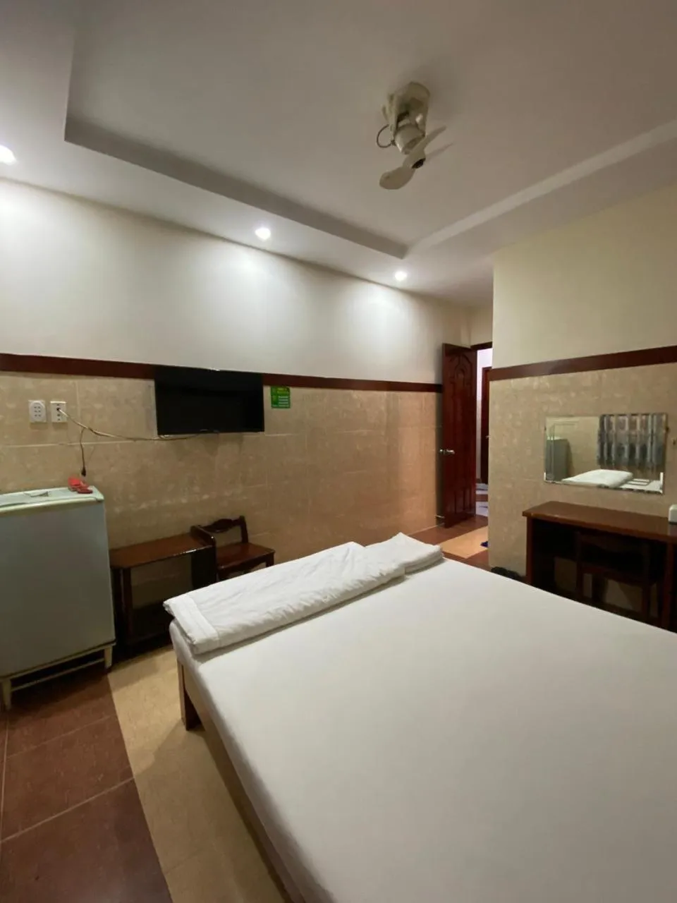 Bed in Thai Dat Hotel