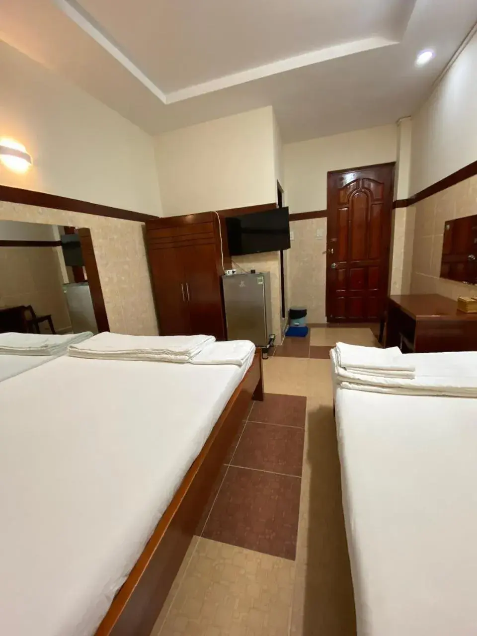 Bed in Thai Dat Hotel Bed in Thai Dat Hotel