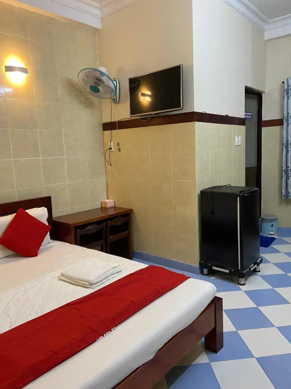 Bed in Thai Dat Hotel Bed in Thai Dat Hotel