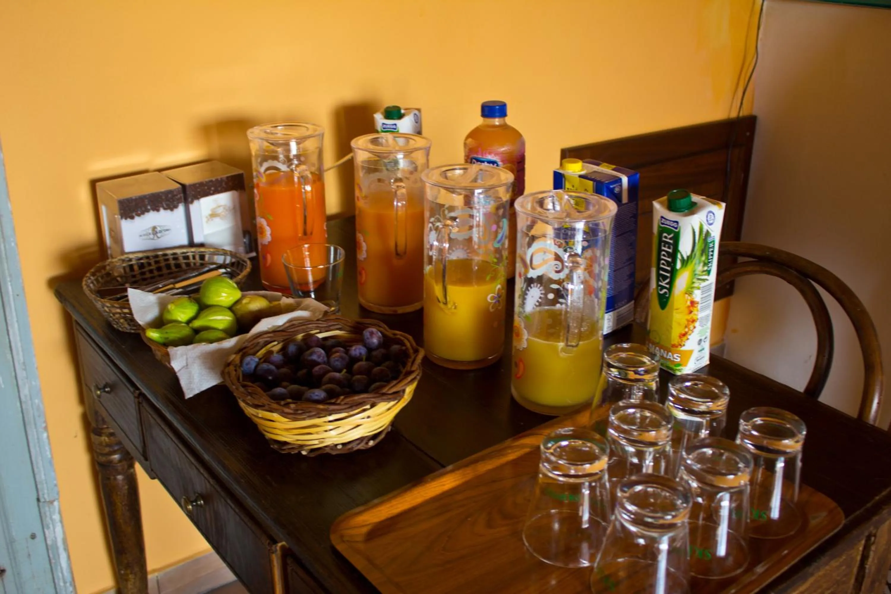 Breakfast in Hotel Arcangelo - Salina