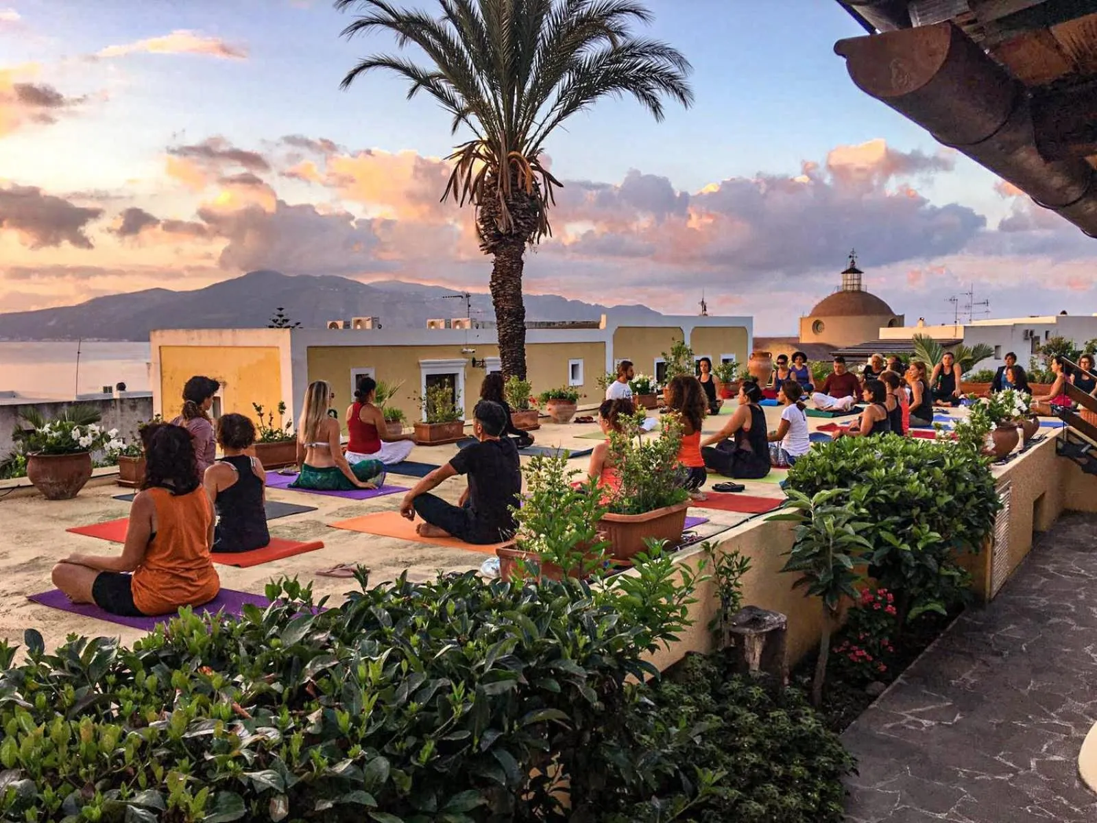 Balcony/Terrace in Hotel Arcangelo - Salina