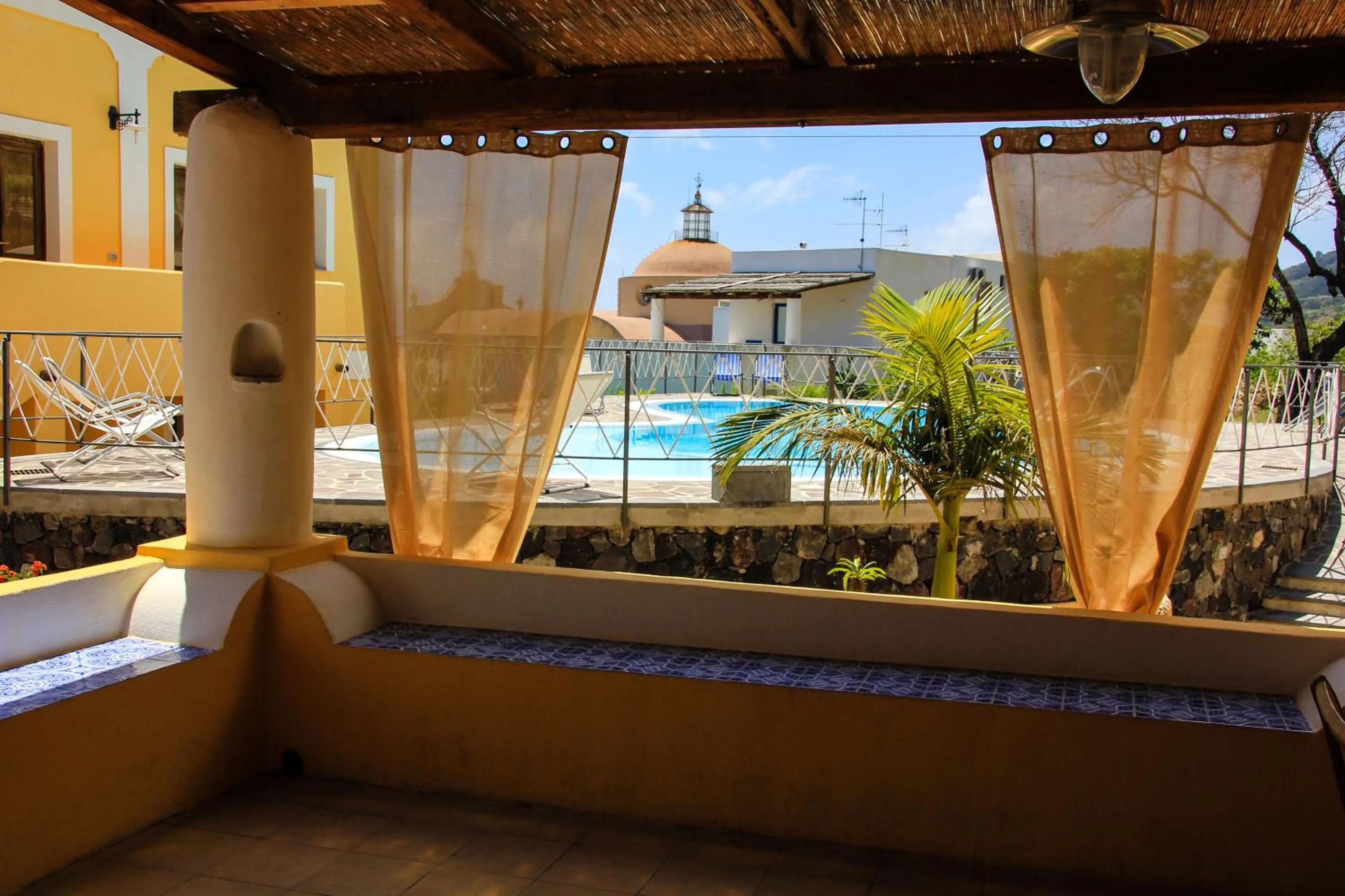 Balcony/Terrace in Hotel Arcangelo - Salina