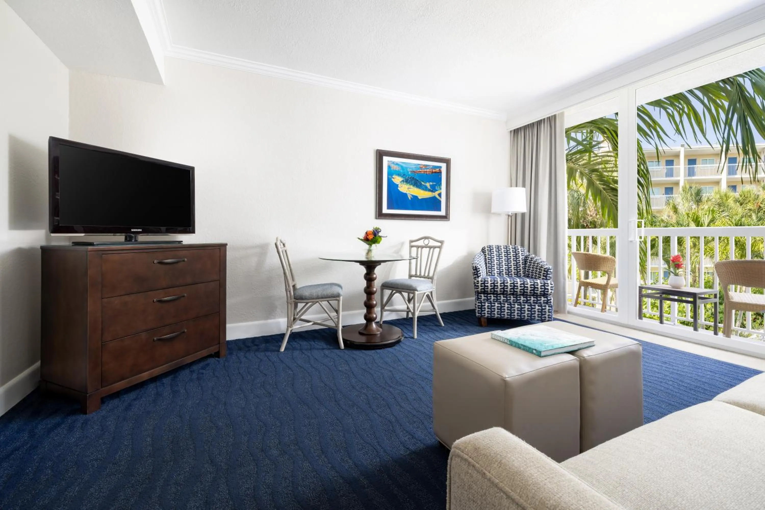 Living room in RumFish Beach at TradeWinds