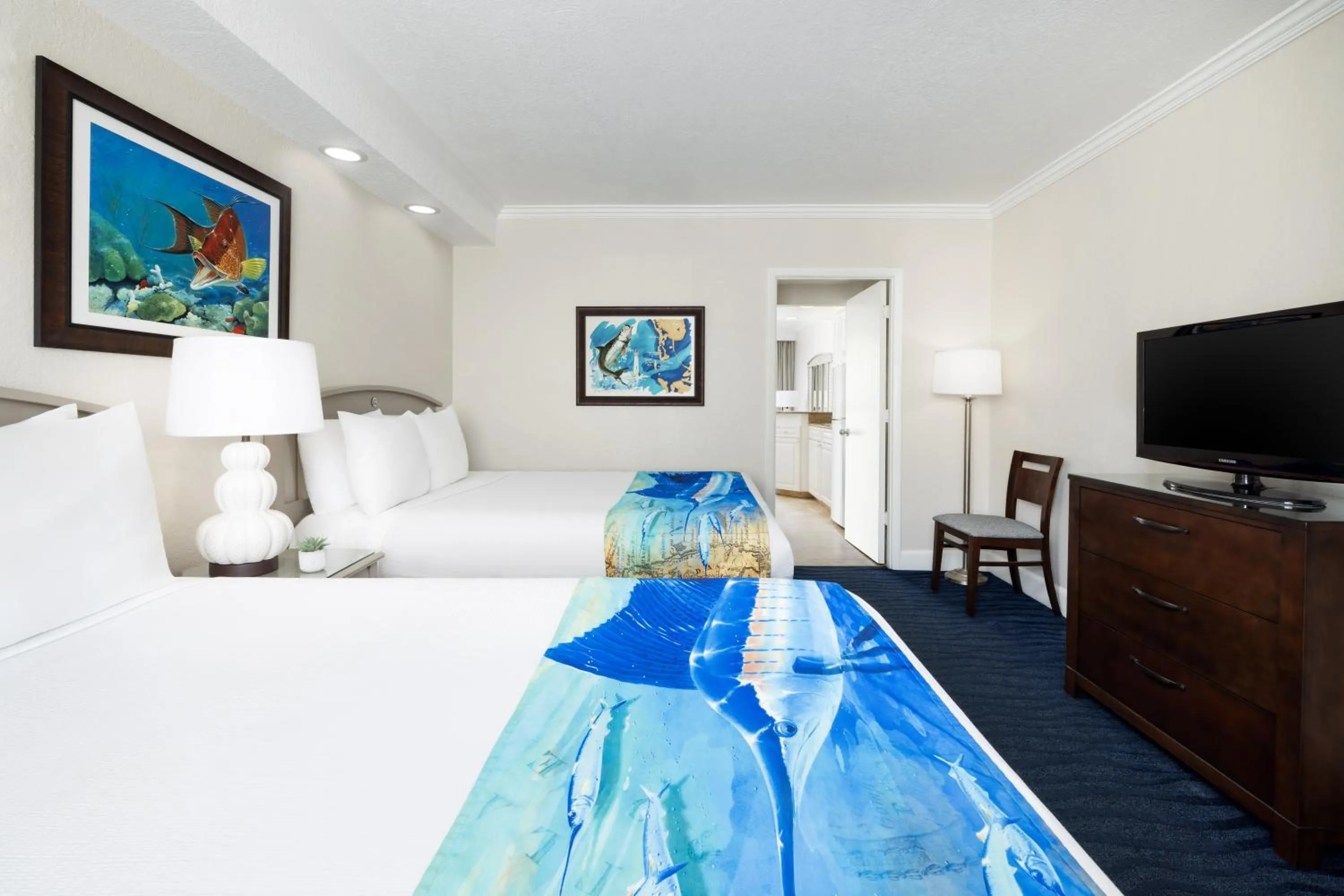 Bedroom, Bed in RumFish Beach at TradeWinds