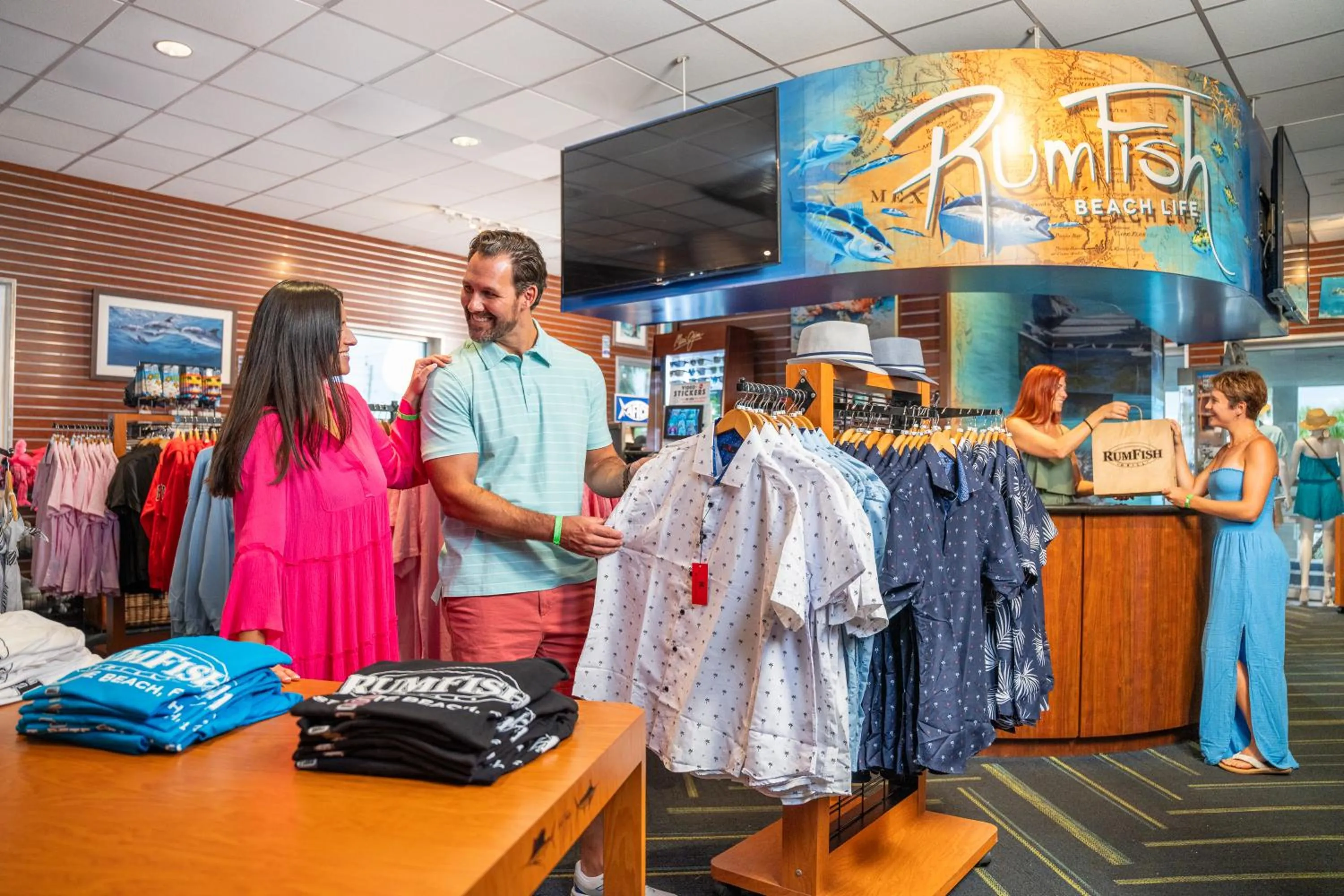 Shopping Area in RumFish Beach at TradeWinds