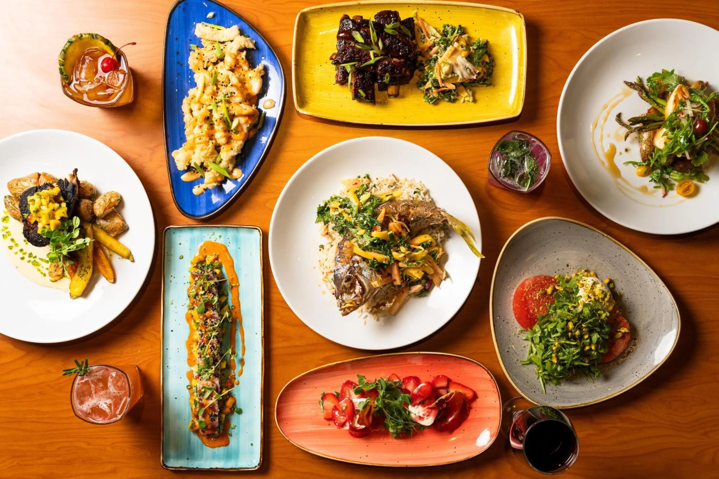 Food close-up in RumFish Beach at TradeWinds