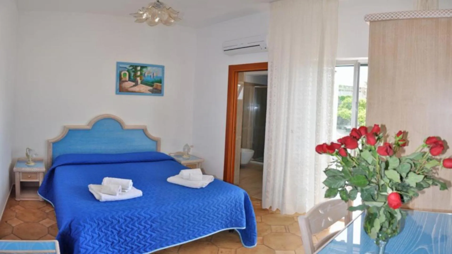 Bed in Hotel Villa Cimmentorosso